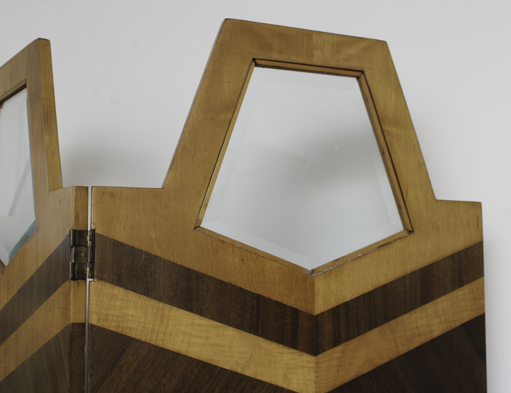 Art Deco Style Veneered Room Divider