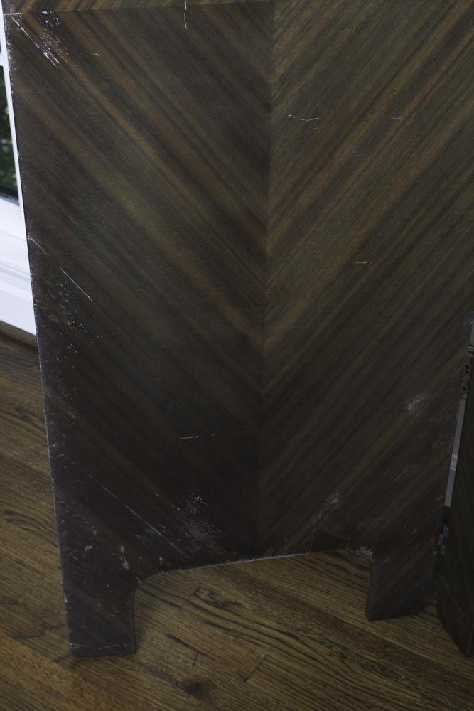 Art Deco Style Veneered Room Divider