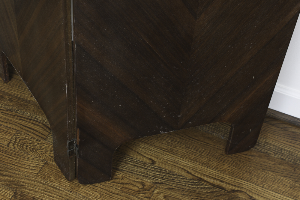 Art Deco Style Veneered Room Divider