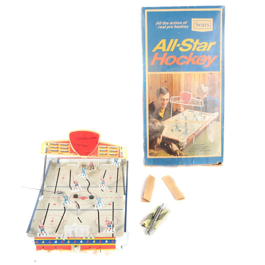 Vintage Sears All-Star Hockey Tabletop Game