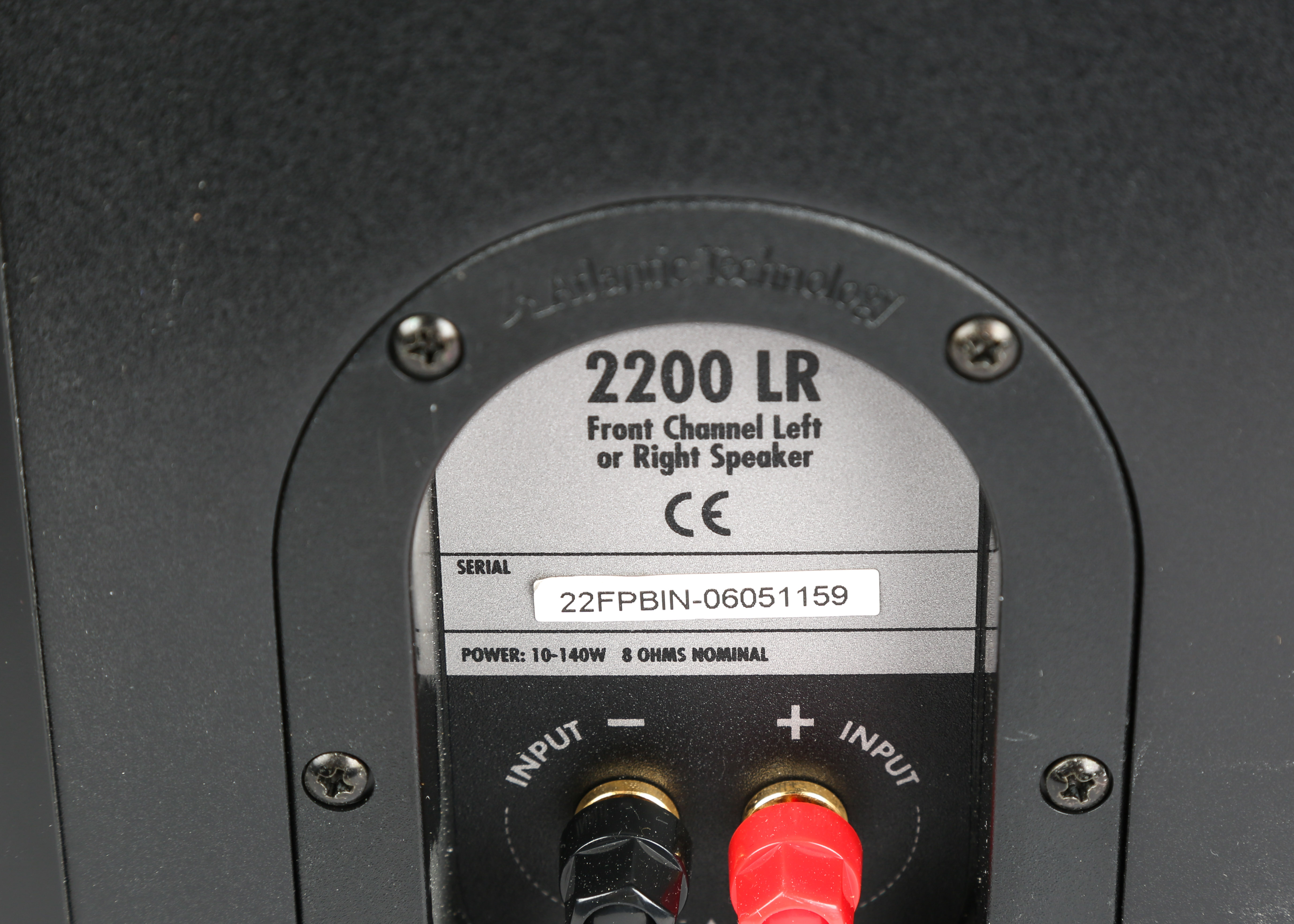 Atlantic Technology 2200 LR Speakers