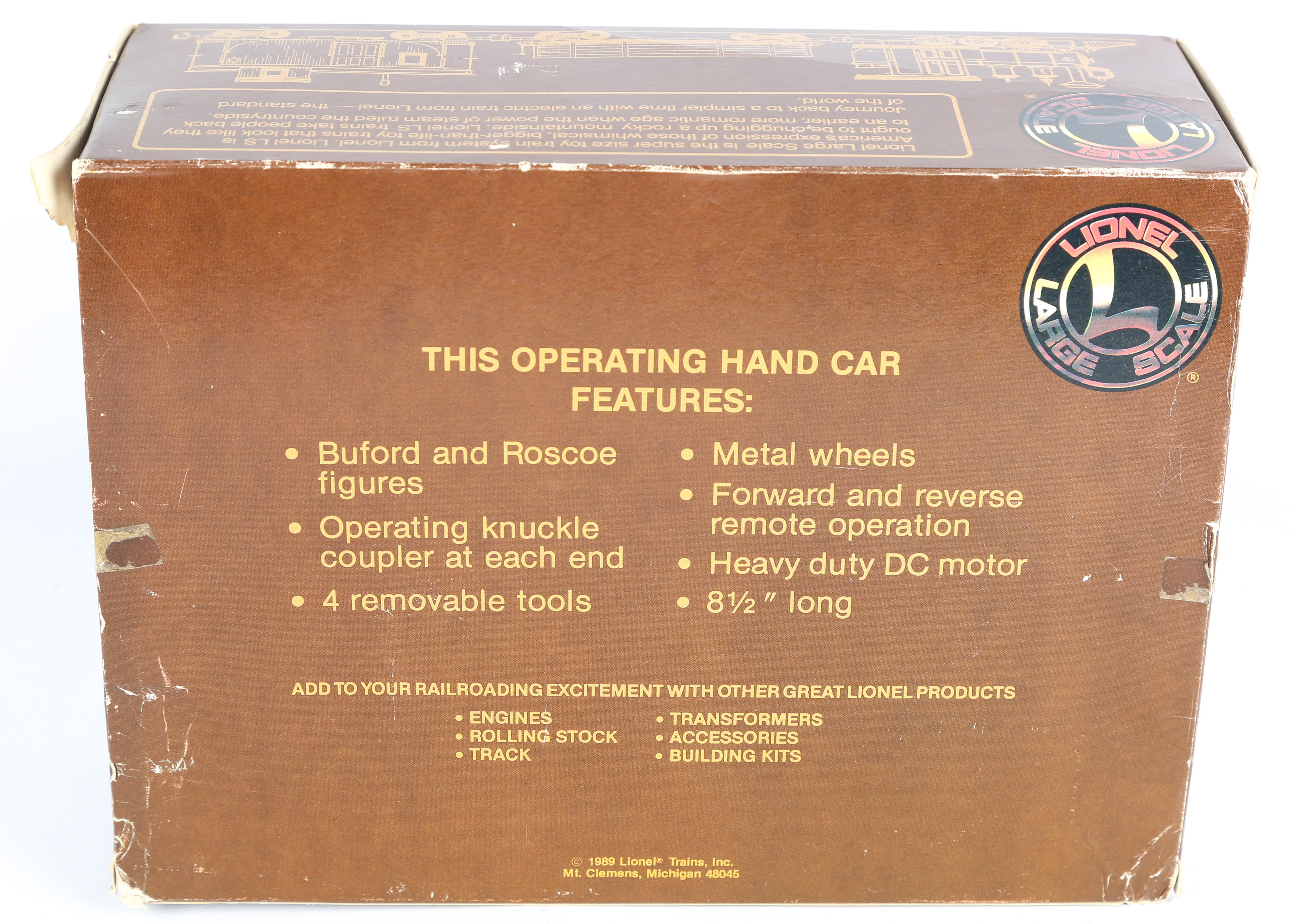 Lionel Model Train Hand Car #8-87200