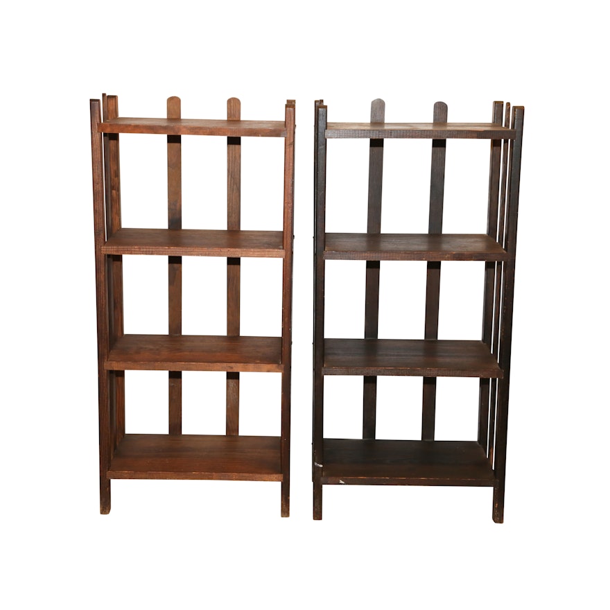 Pair of Open Shelving Units