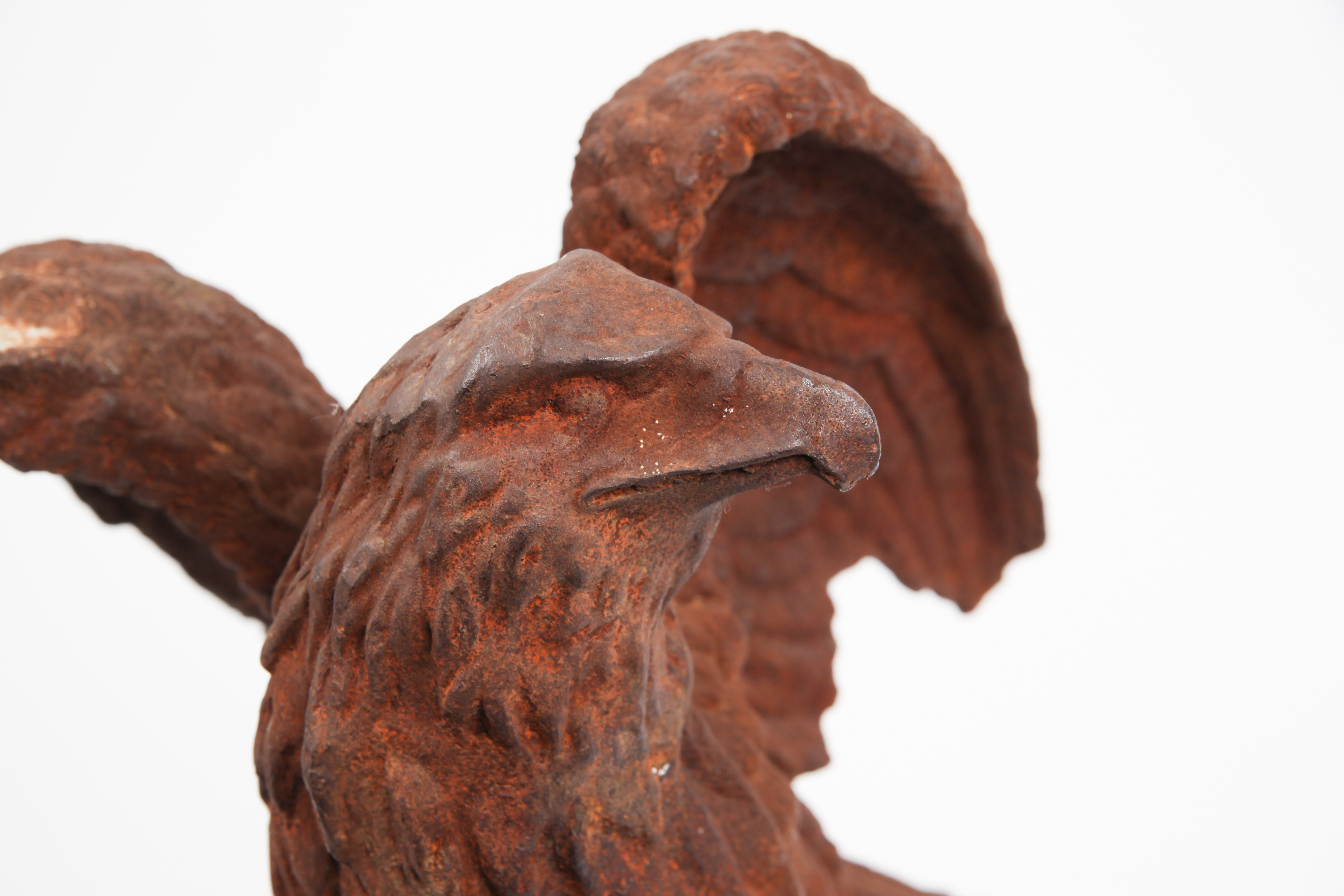 Metal Eagle Statuette