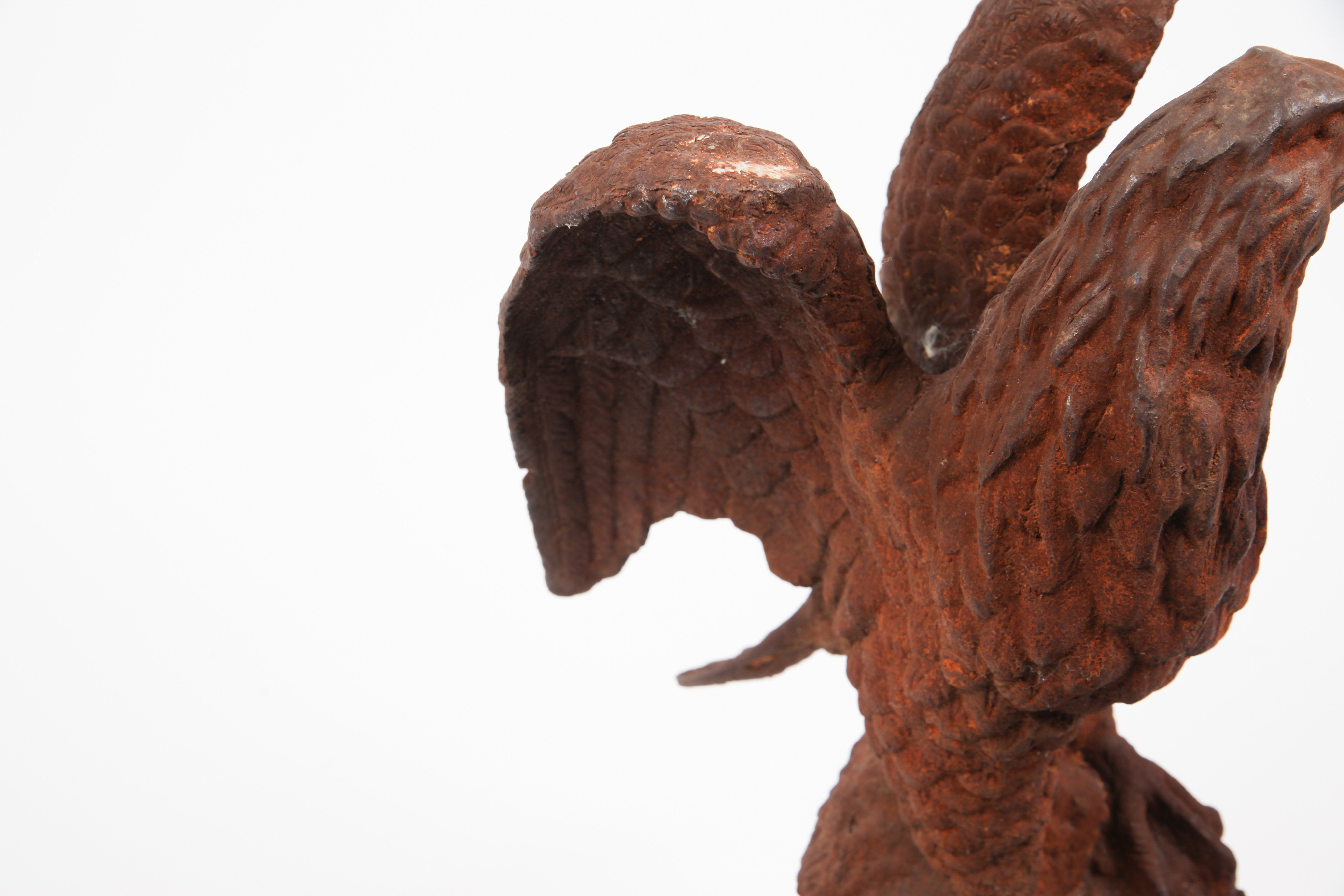 Metal Eagle Statuette