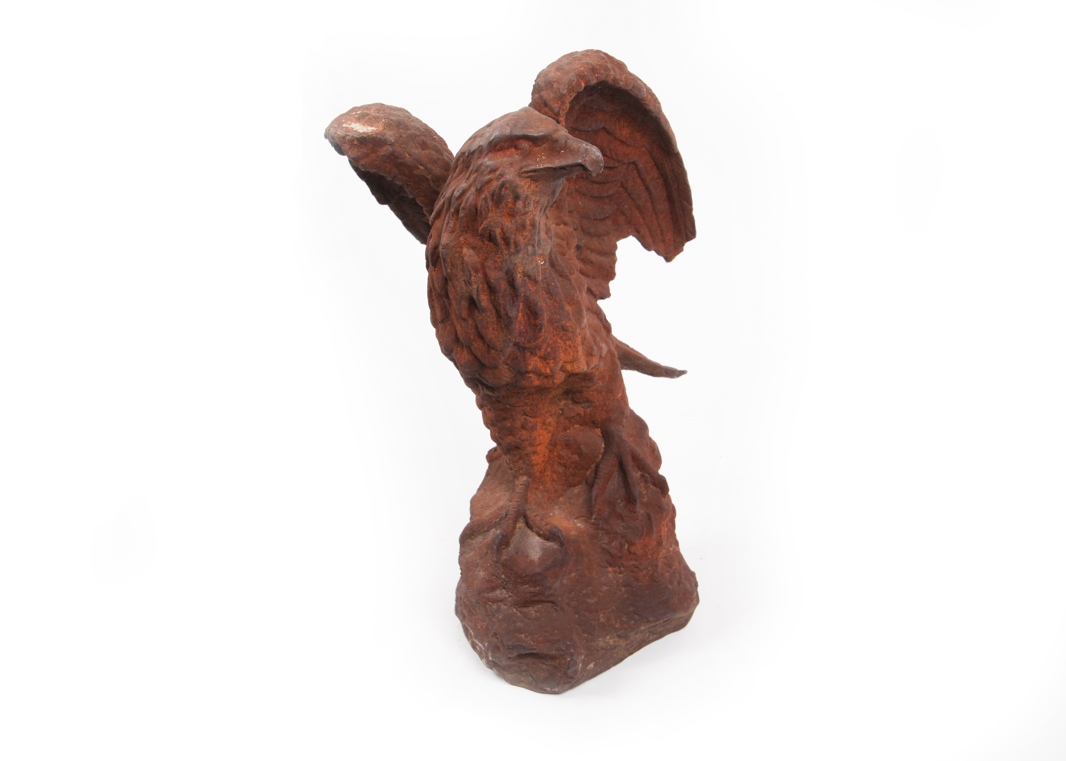 Metal Eagle Statuette