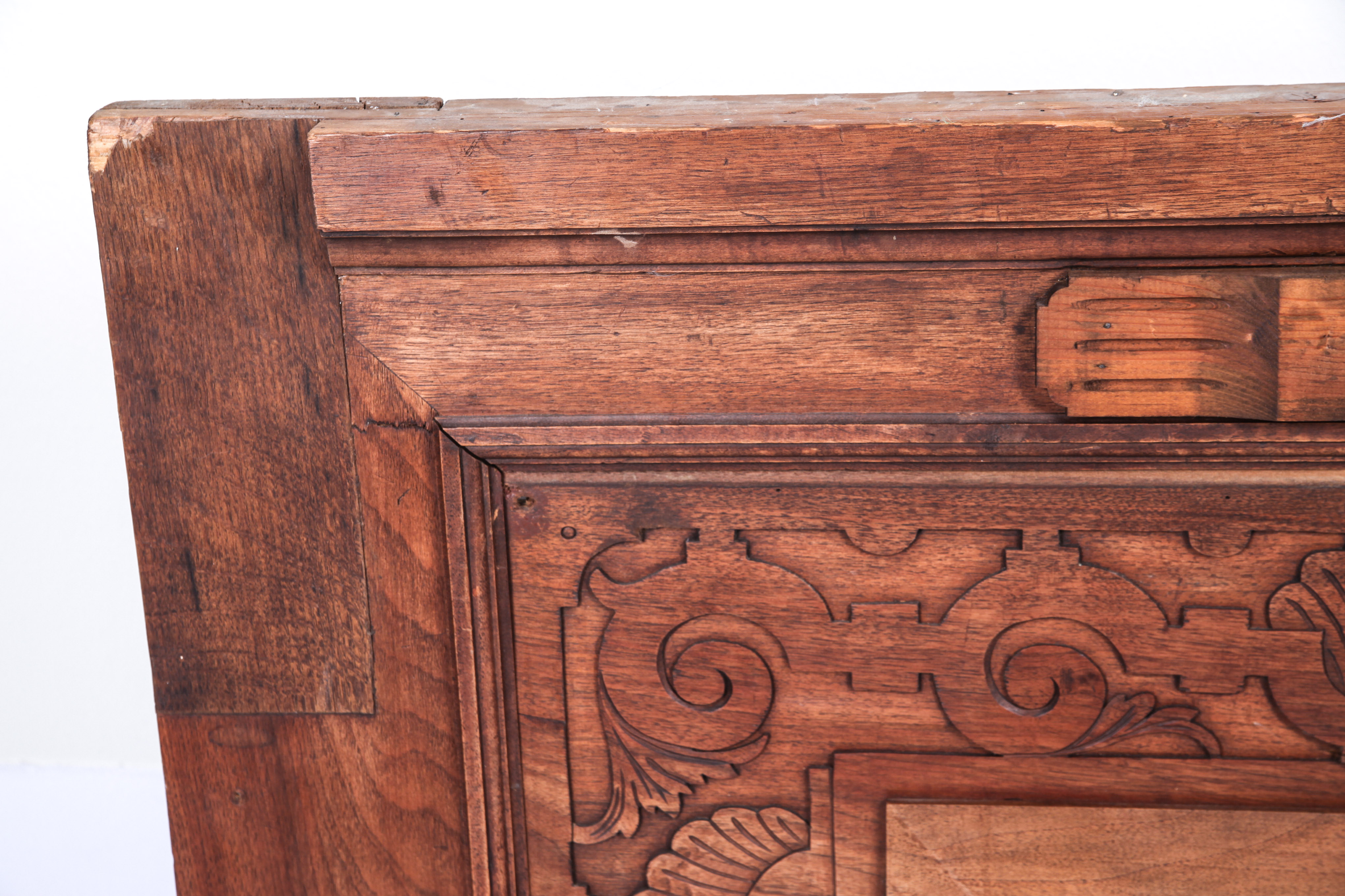 Carved Oak Architectural Molding Panel