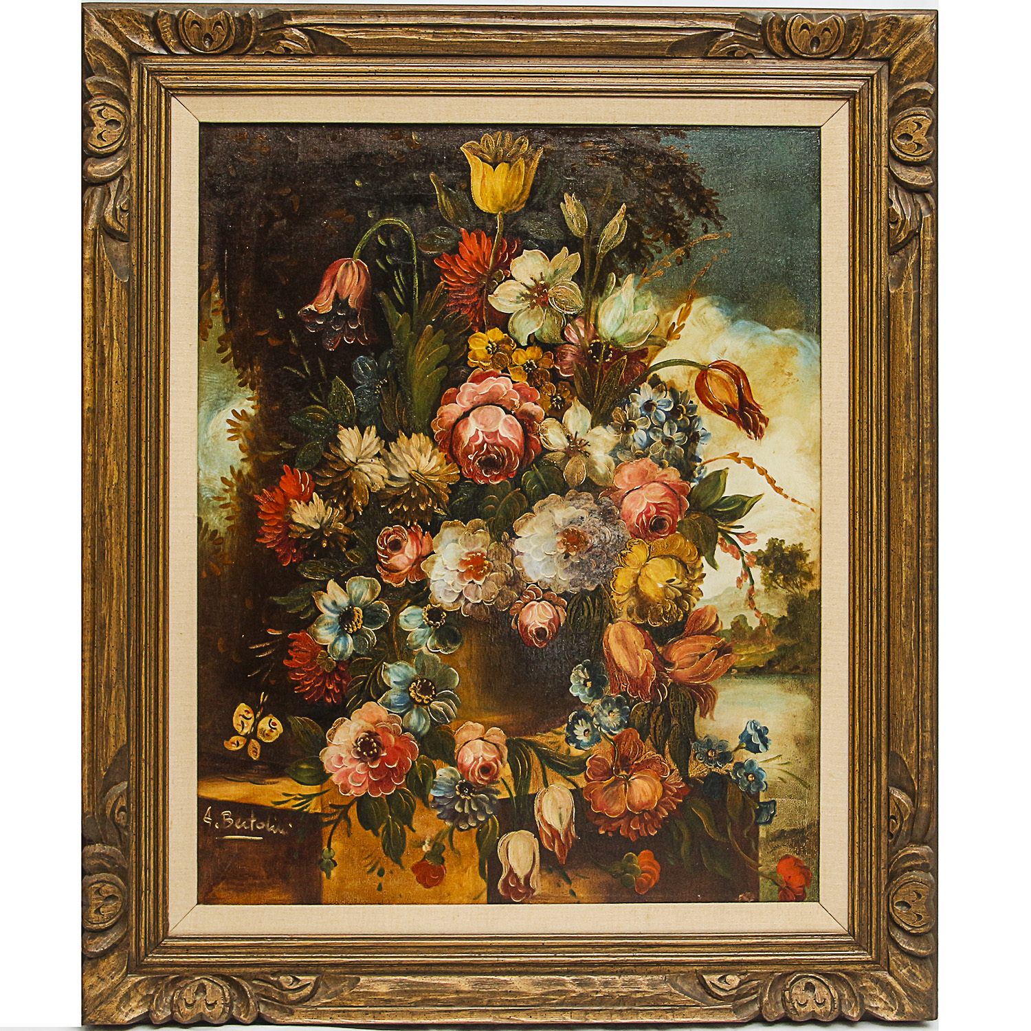 A. Bertolini Oil Painting