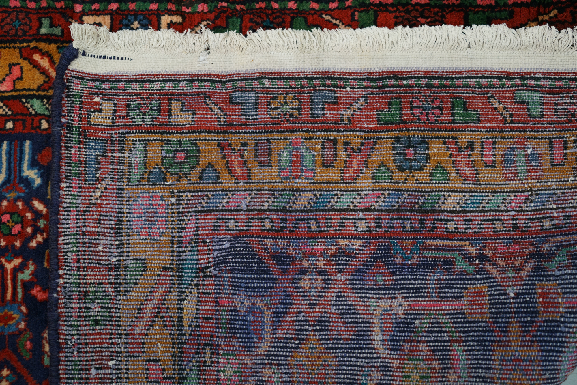 Hand-Knotted Persian Herati Area Rug