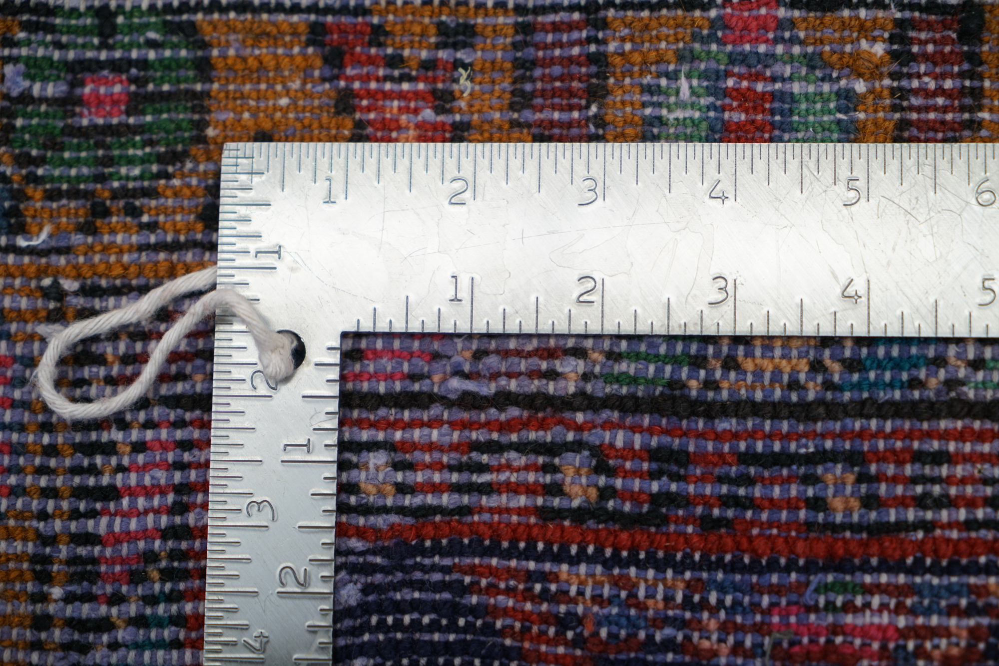 Hand-Knotted Persian Herati Area Rug