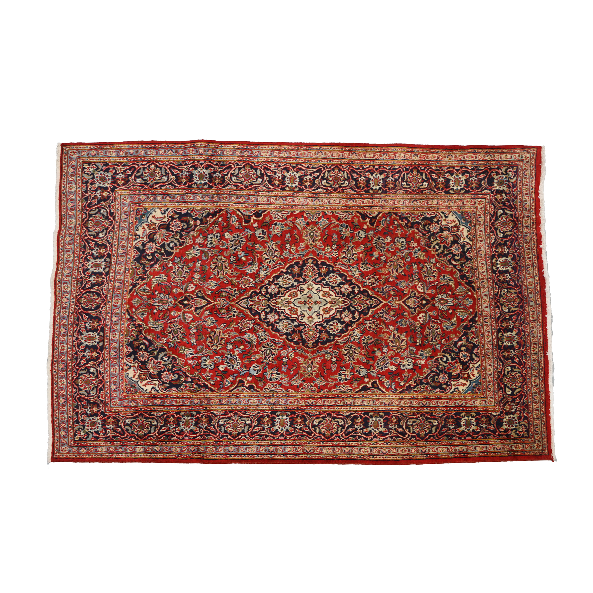 Hand-Knotted Persian Wool Area Rug