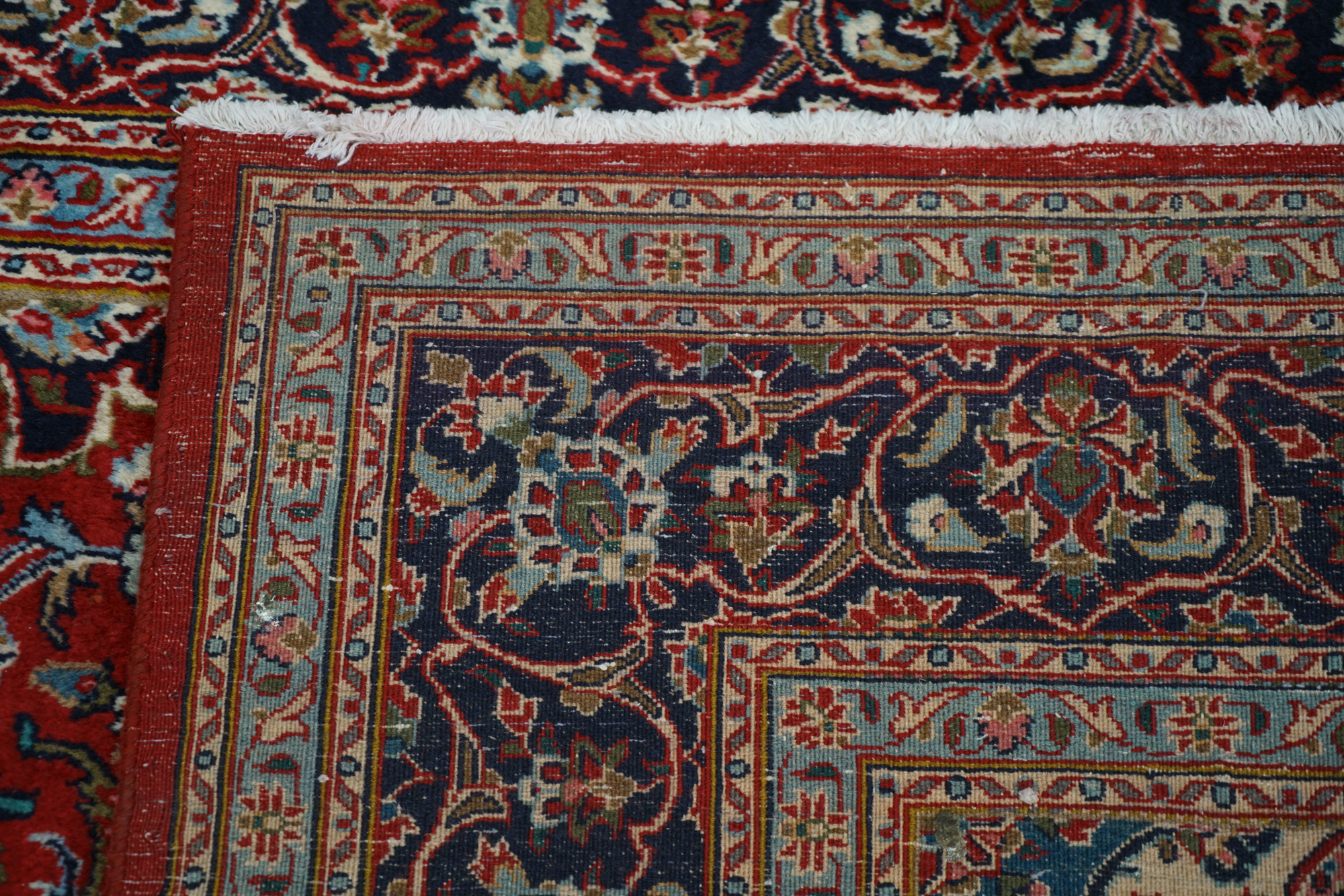 Hand-Knotted Persian Wool Area Rug