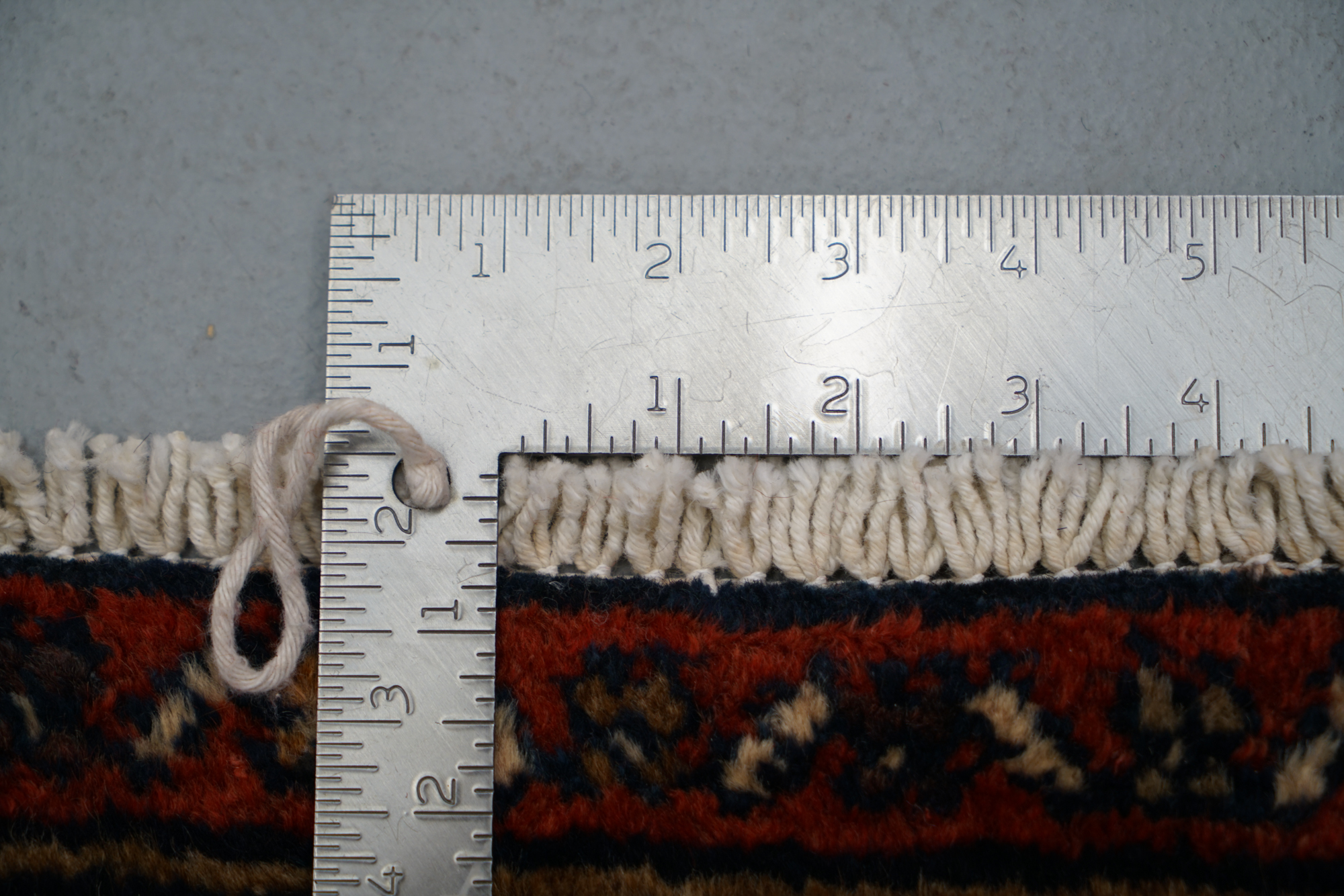 Hand-Knotted Persian Hamadan Area Rug