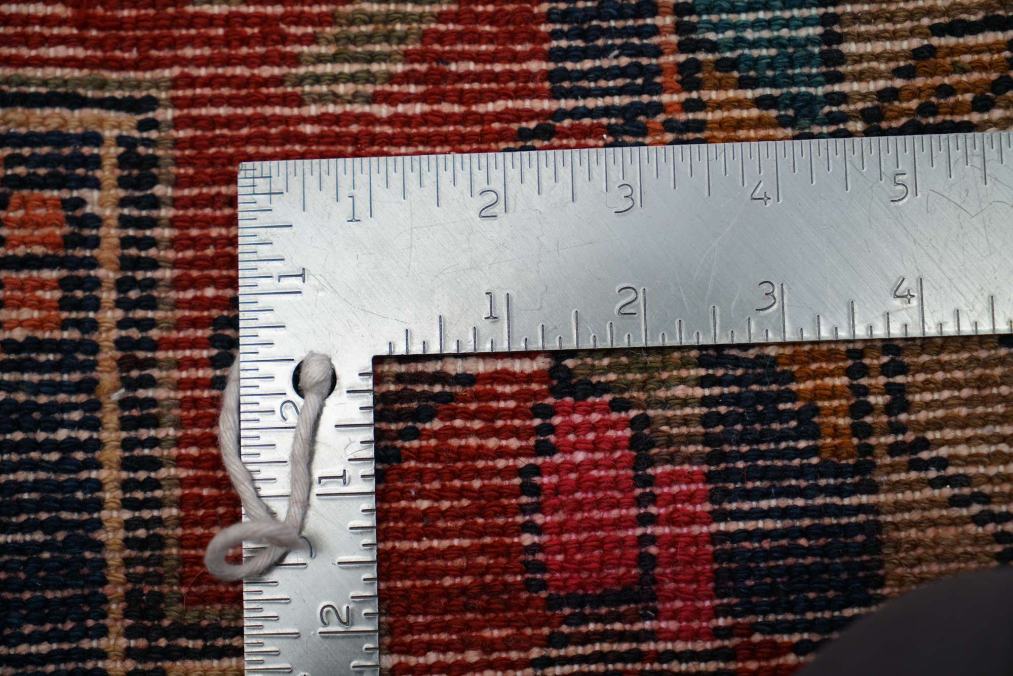 Hand-Knotted Persian Hamadan Area Rug