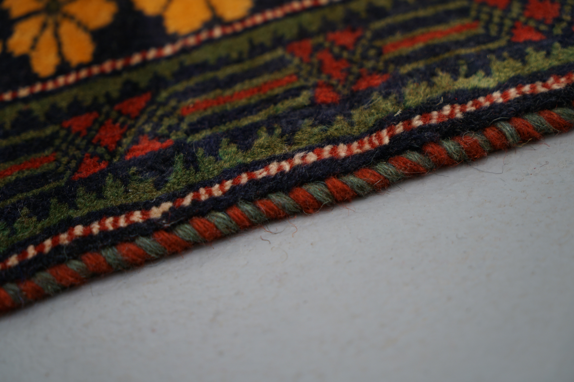 Hand-Knotted Baluch Contemporary Long Rug