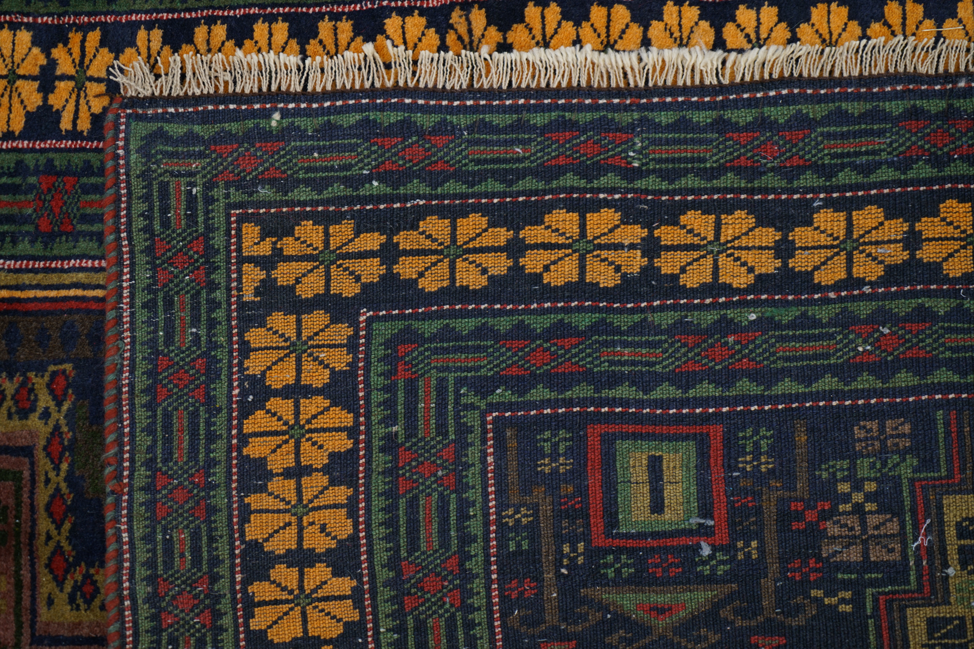 Hand-Knotted Baluch Contemporary Long Rug