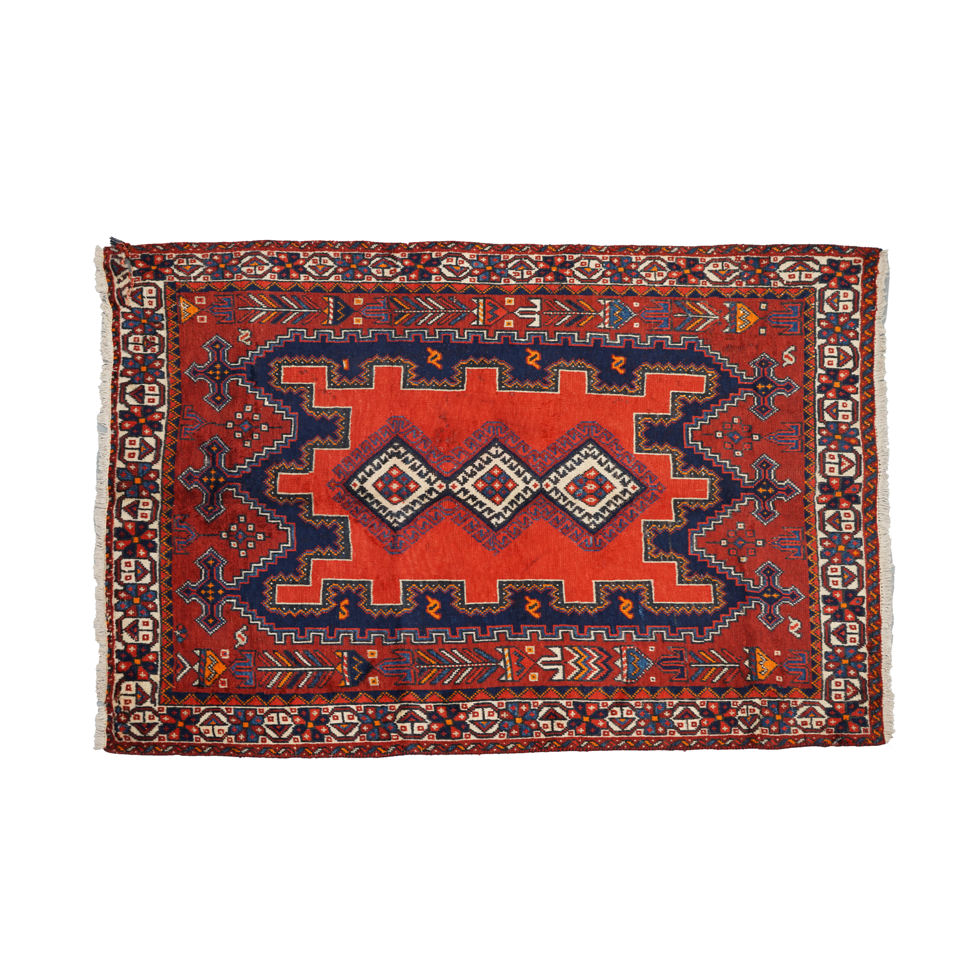 Hand-Knotted Persian Area Rug