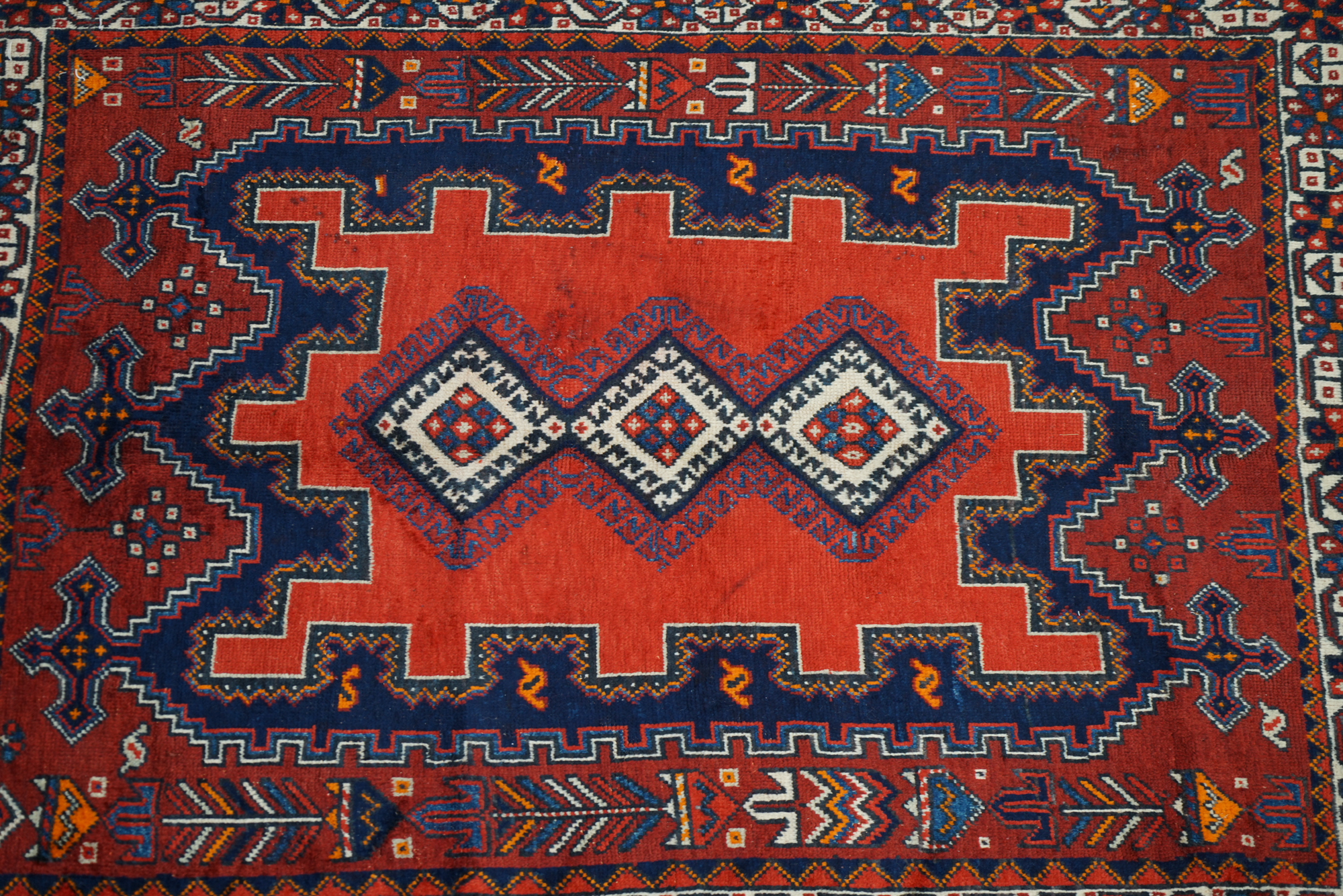 Hand-Knotted Persian Area Rug