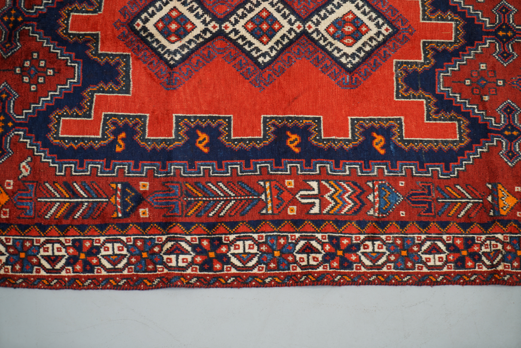 Hand-Knotted Persian Area Rug