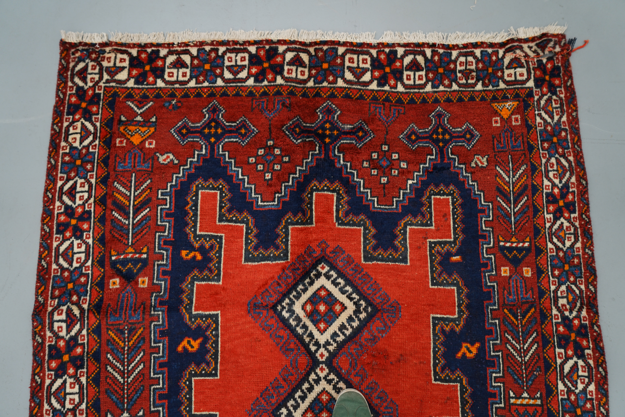 Hand-Knotted Persian Area Rug