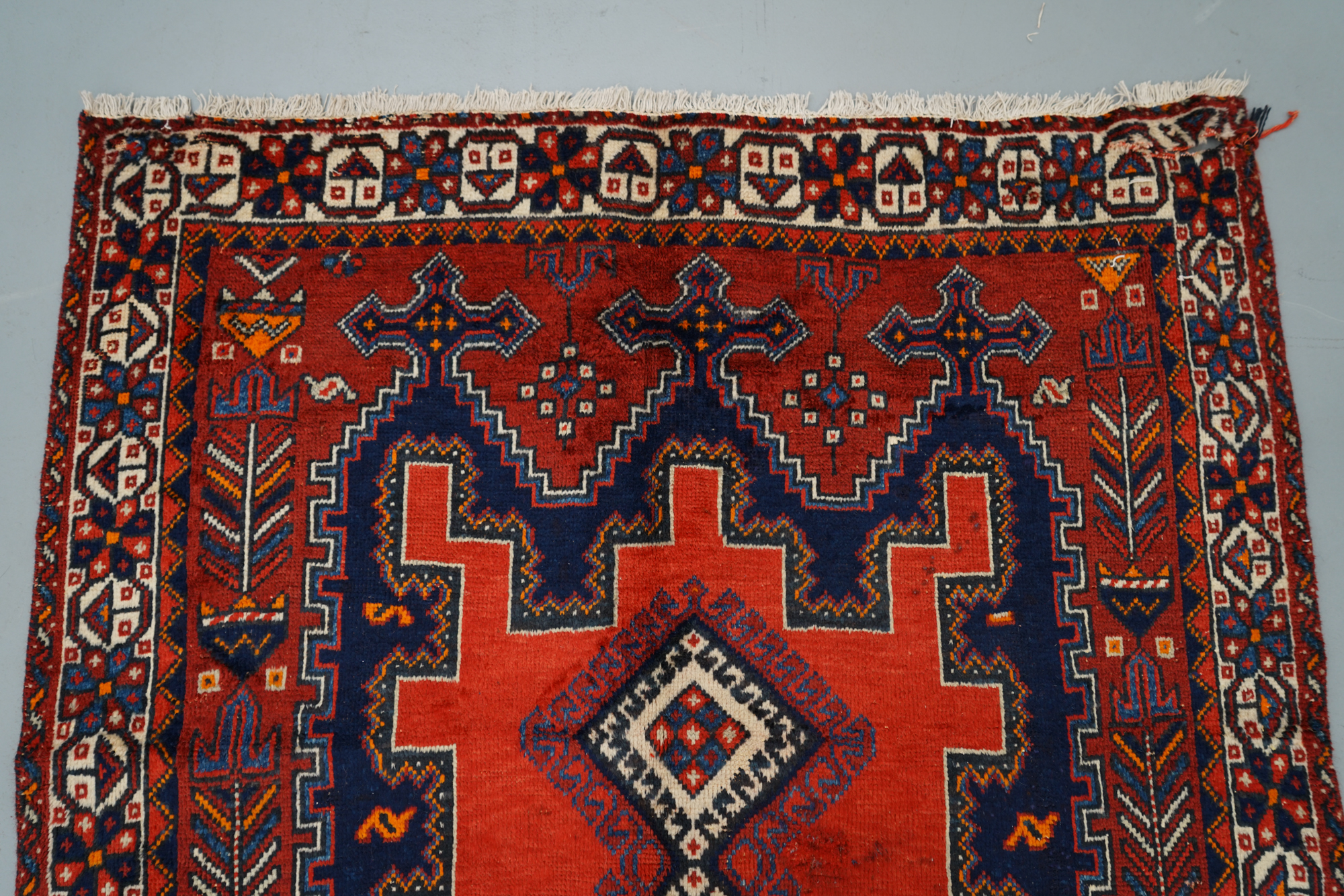 Hand-Knotted Persian Area Rug