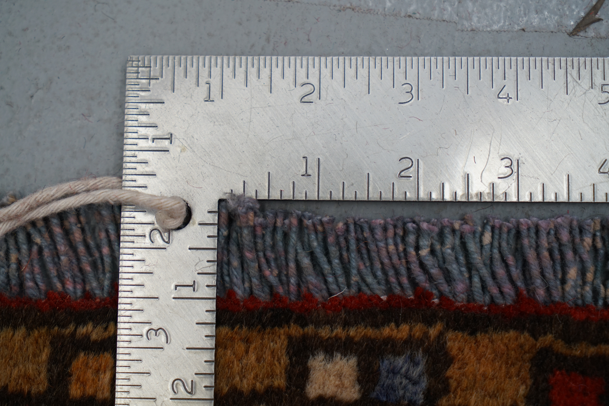 Hand-Knotted Persian Zanjan Carpet Runner