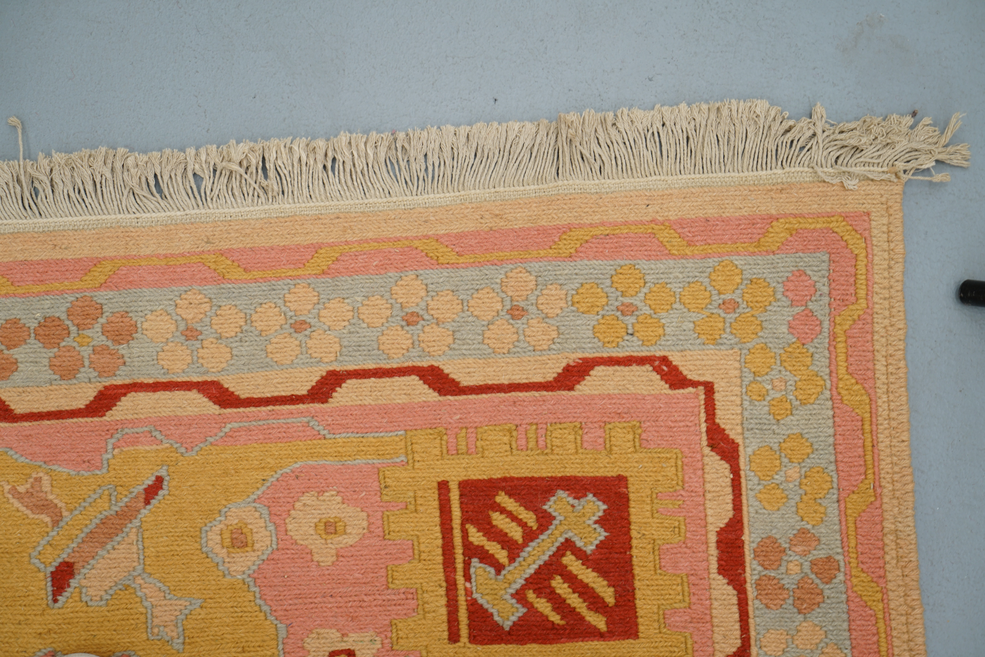 Large Handwoven Indian Area Rug