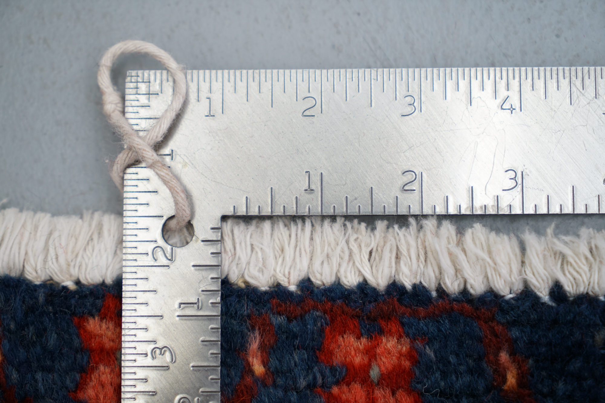 Hand-Knotted Persian Geometric-Herati Long Rug