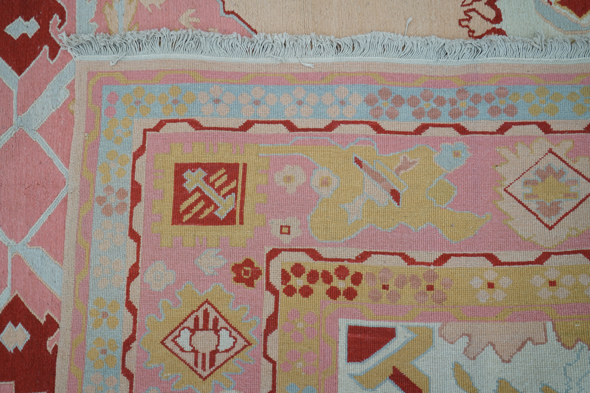 Large Handwoven Indian Area Rug