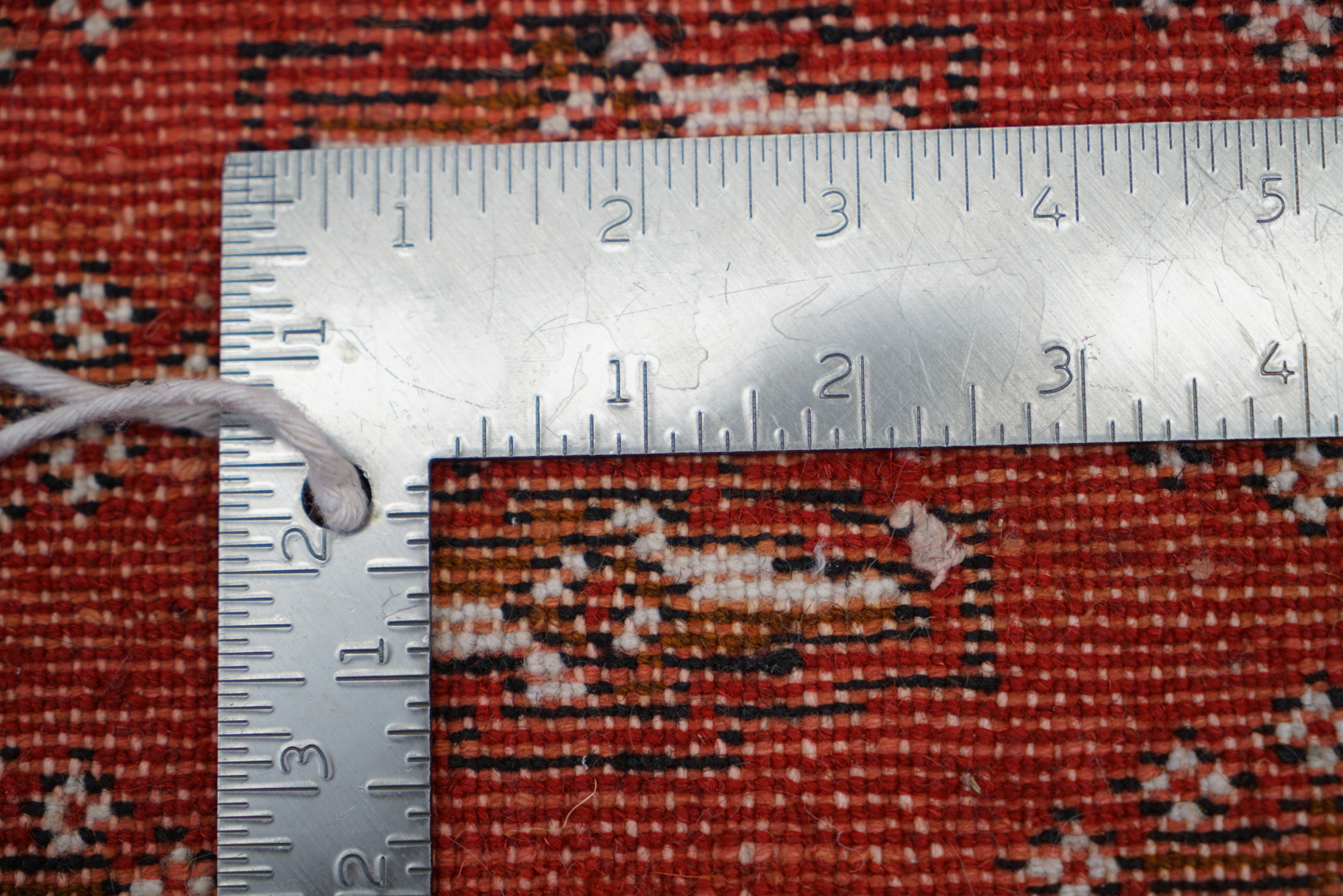 Hand-Knotted Tekke Bokhara Style Wool Accent Rug