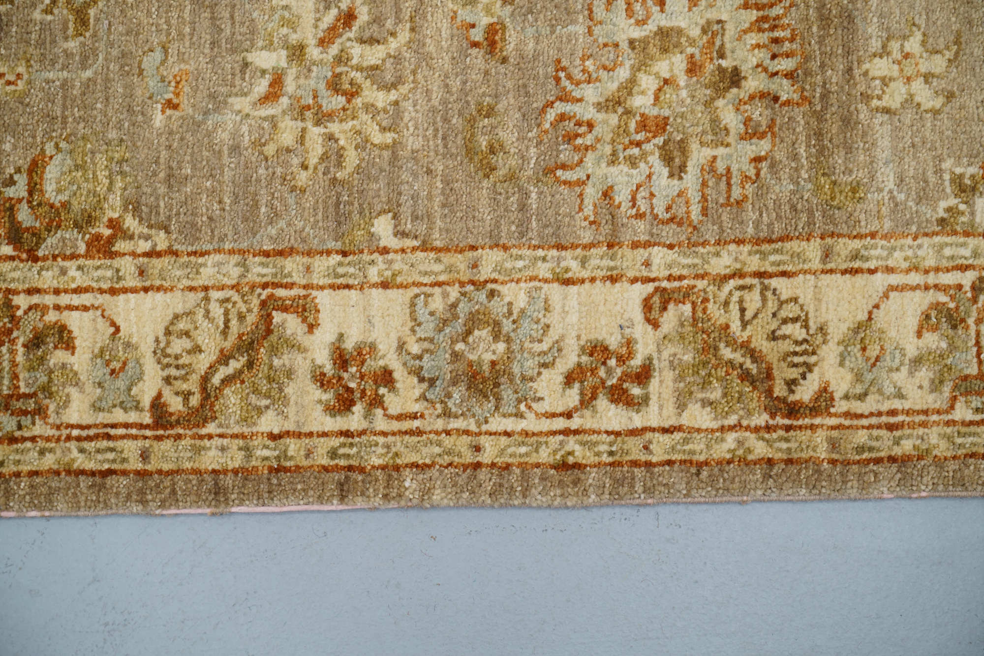Hand-Knotted Peshawar Carpet Runner