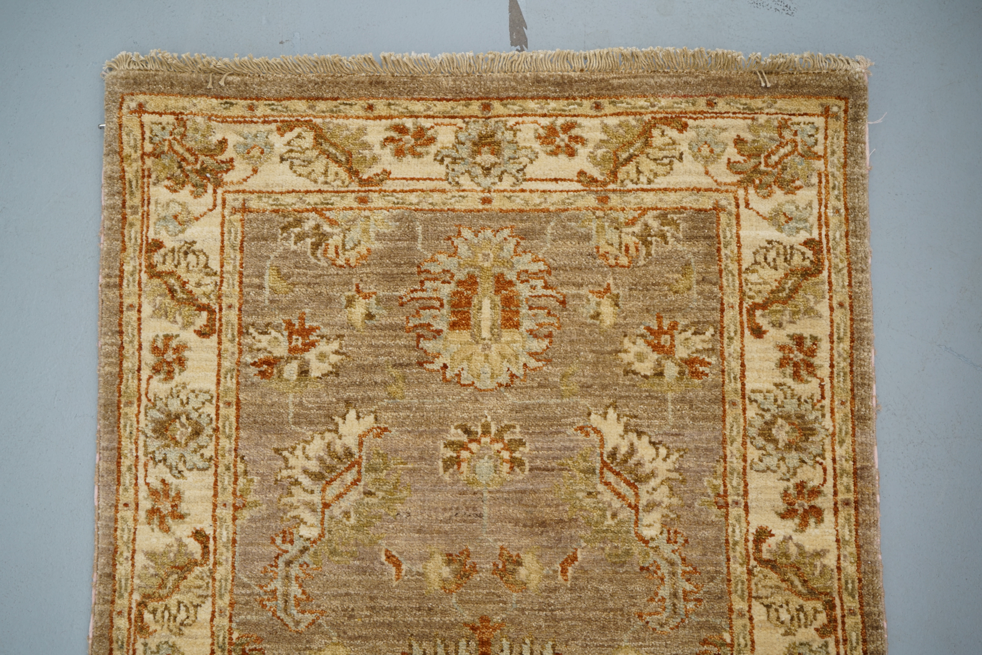 Hand-Knotted Peshawar Carpet Runner