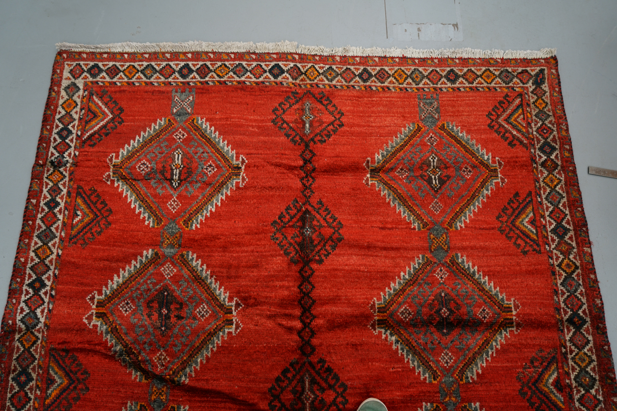 Hand-Knotted Persian Village Area Rug