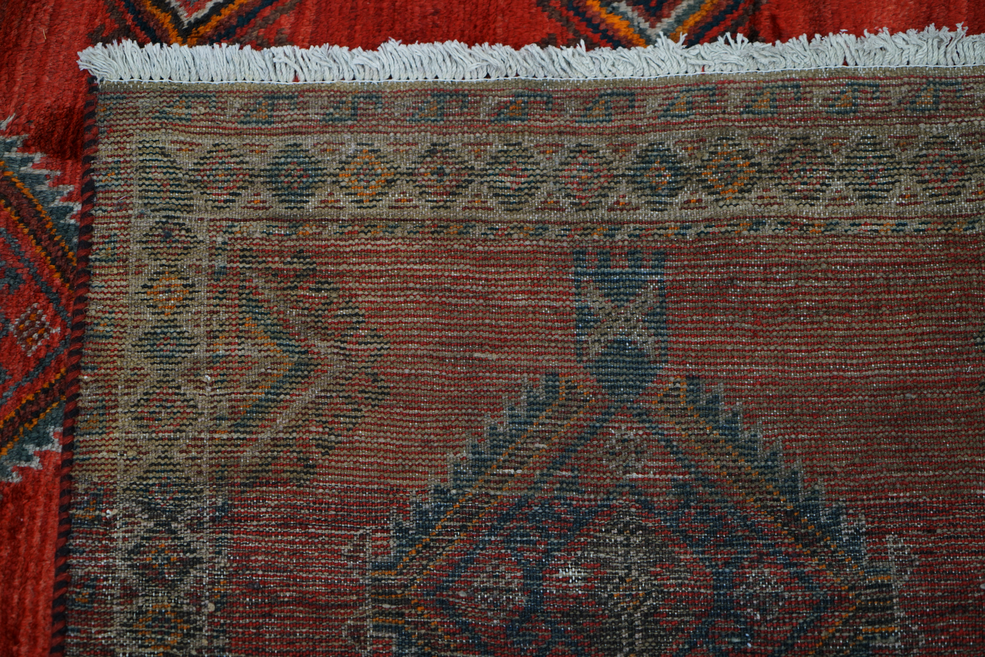 Hand-Knotted Persian Village Area Rug