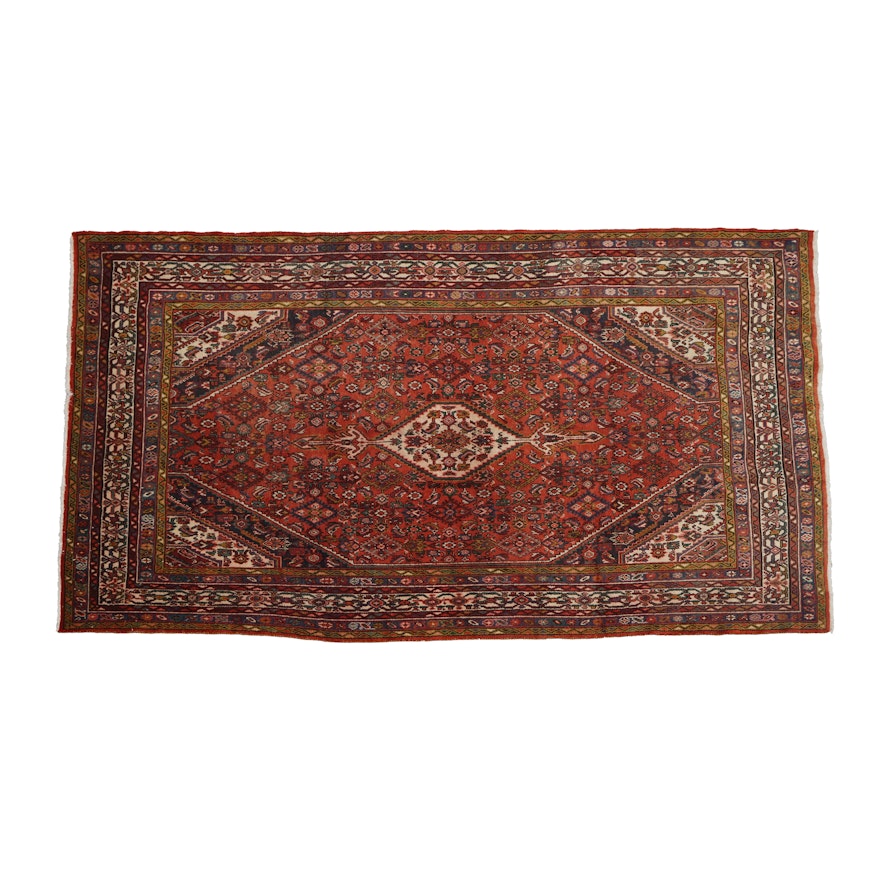 Hand-Knotted Persian Wool Area Rug