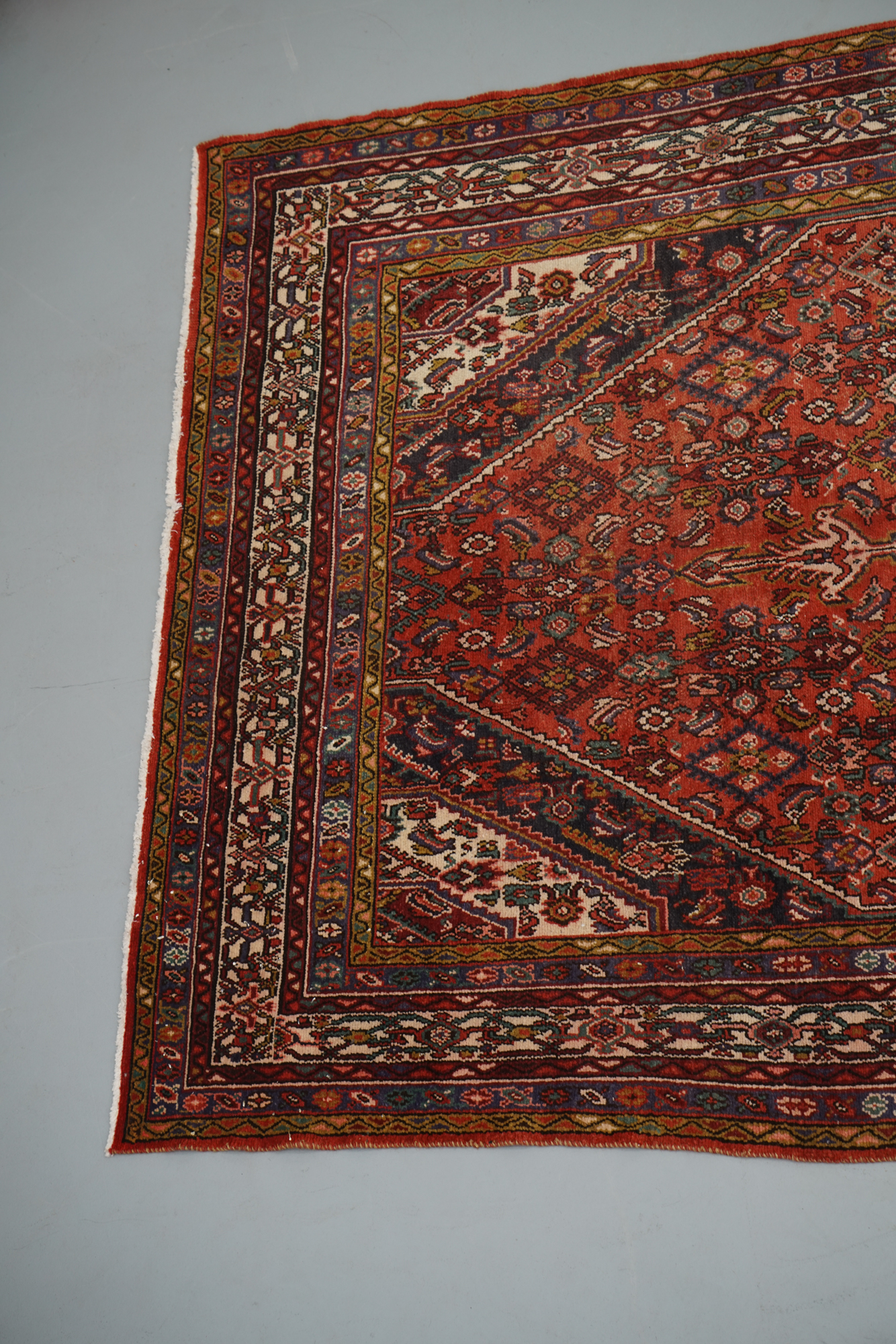 Hand-Knotted Persian Wool Area Rug