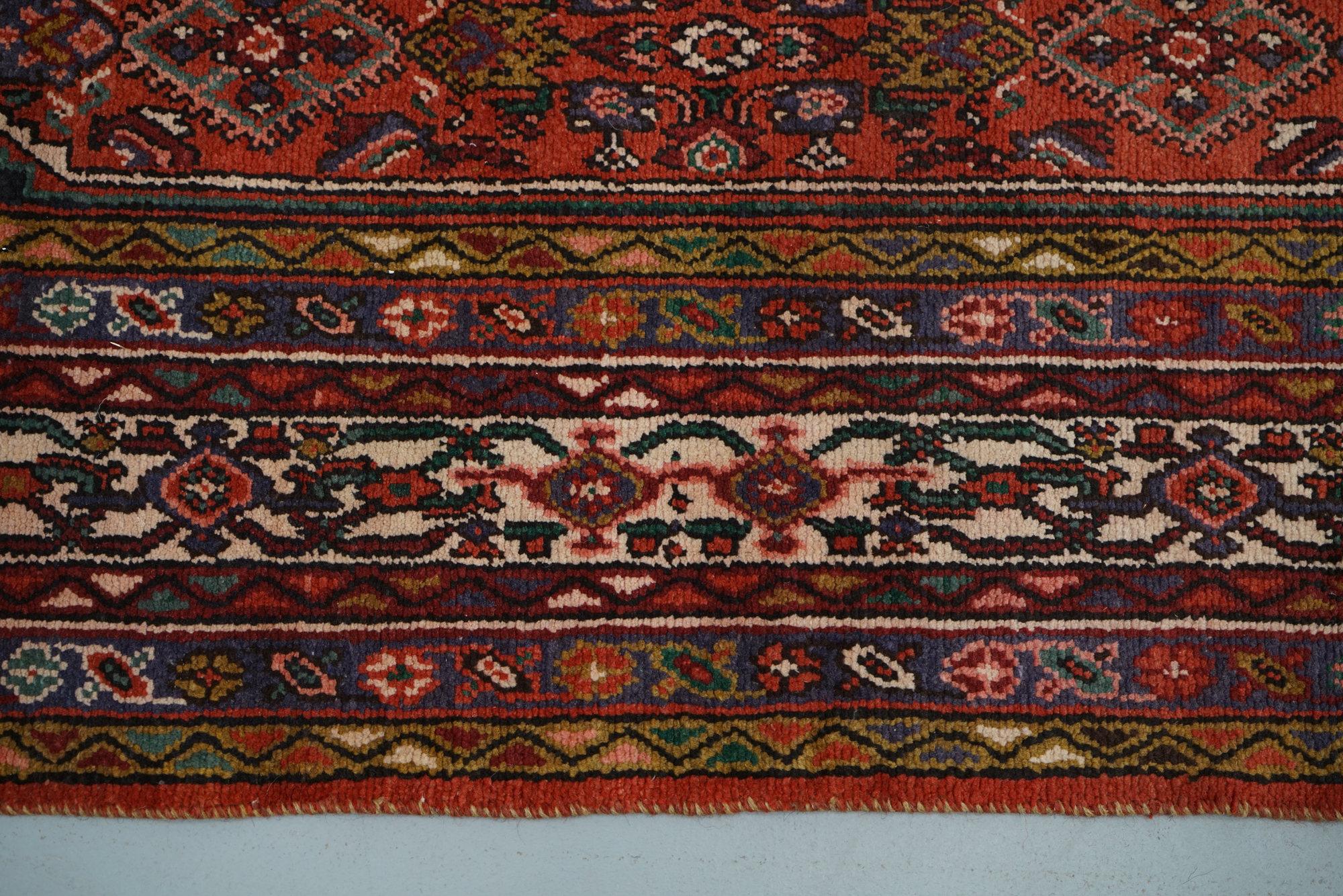 Hand-Knotted Persian Wool Area Rug