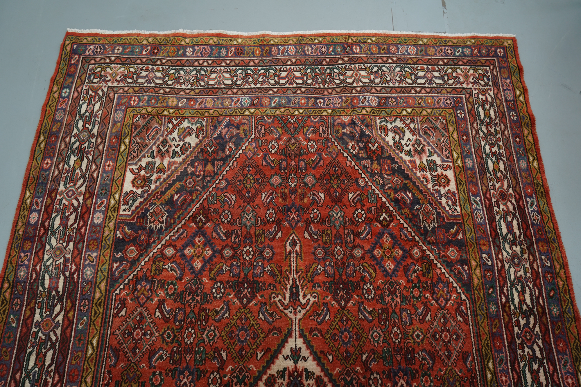 Hand-Knotted Persian Wool Area Rug