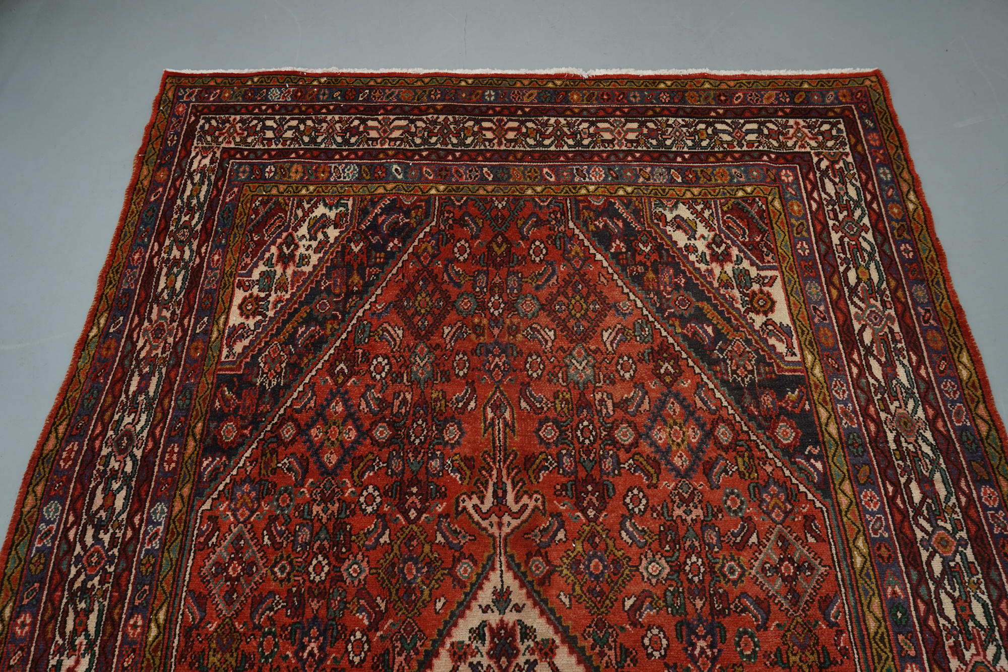 Hand-Knotted Persian Wool Area Rug