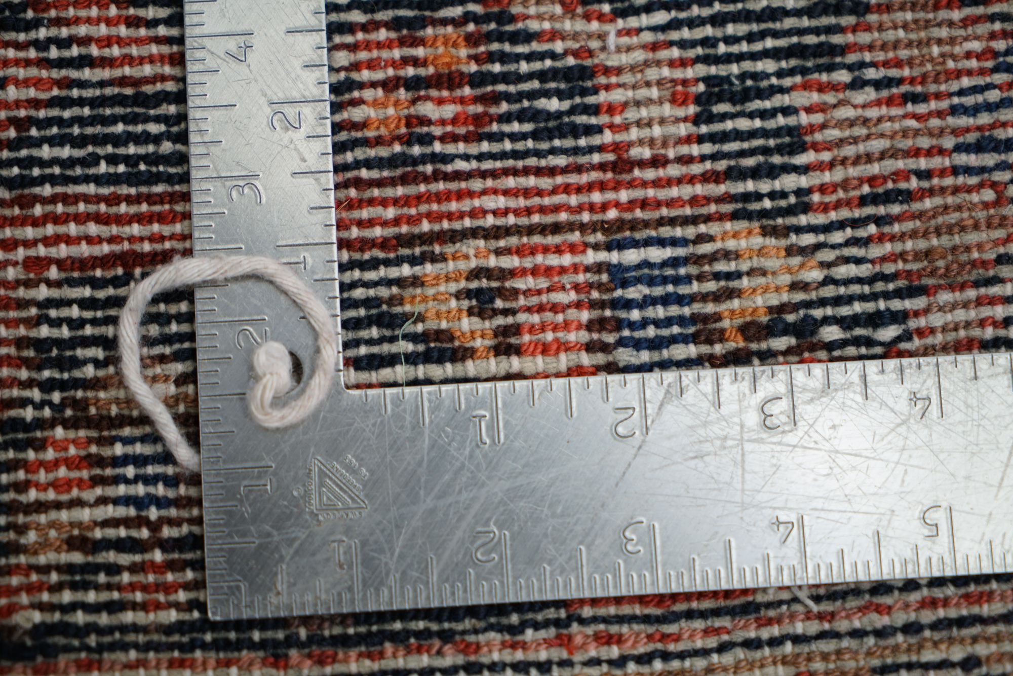 Hand-Knotted Hamadan Wool Palace Runner