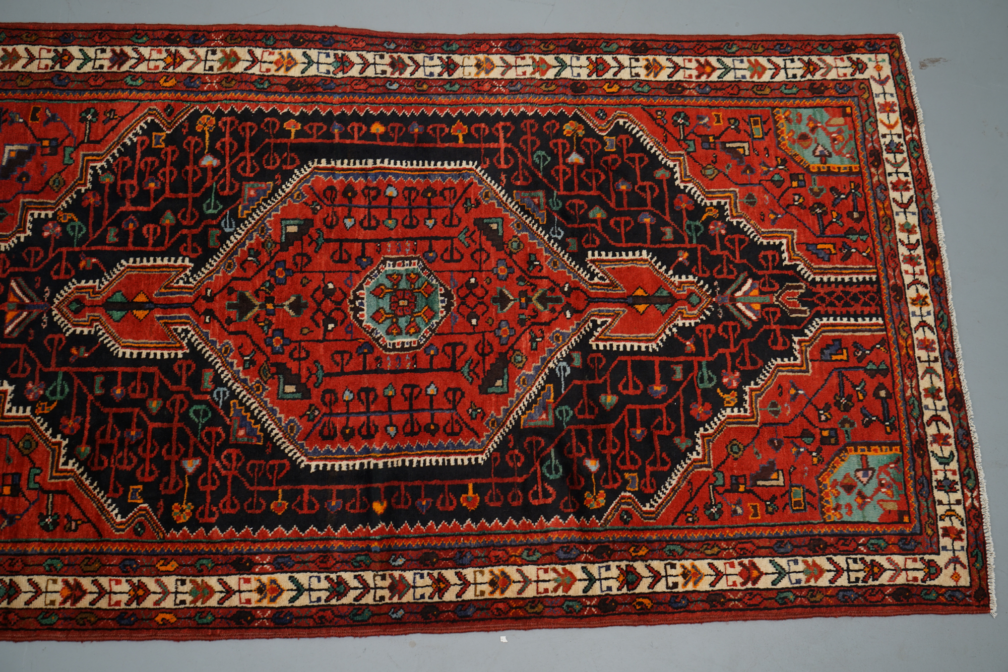 Hand-Knotted Afshar Wool Area Rug