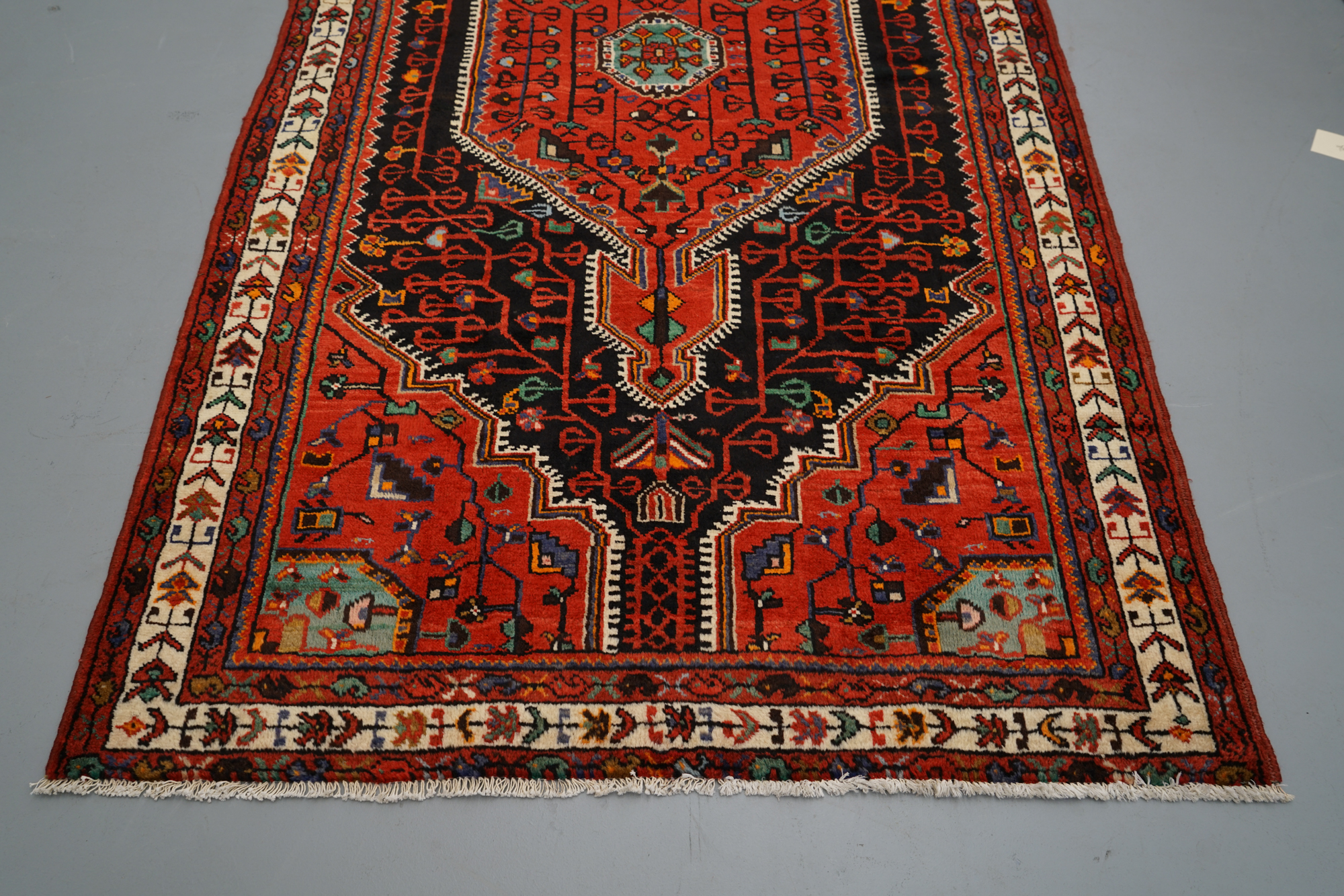 Hand-Knotted Afshar Wool Area Rug