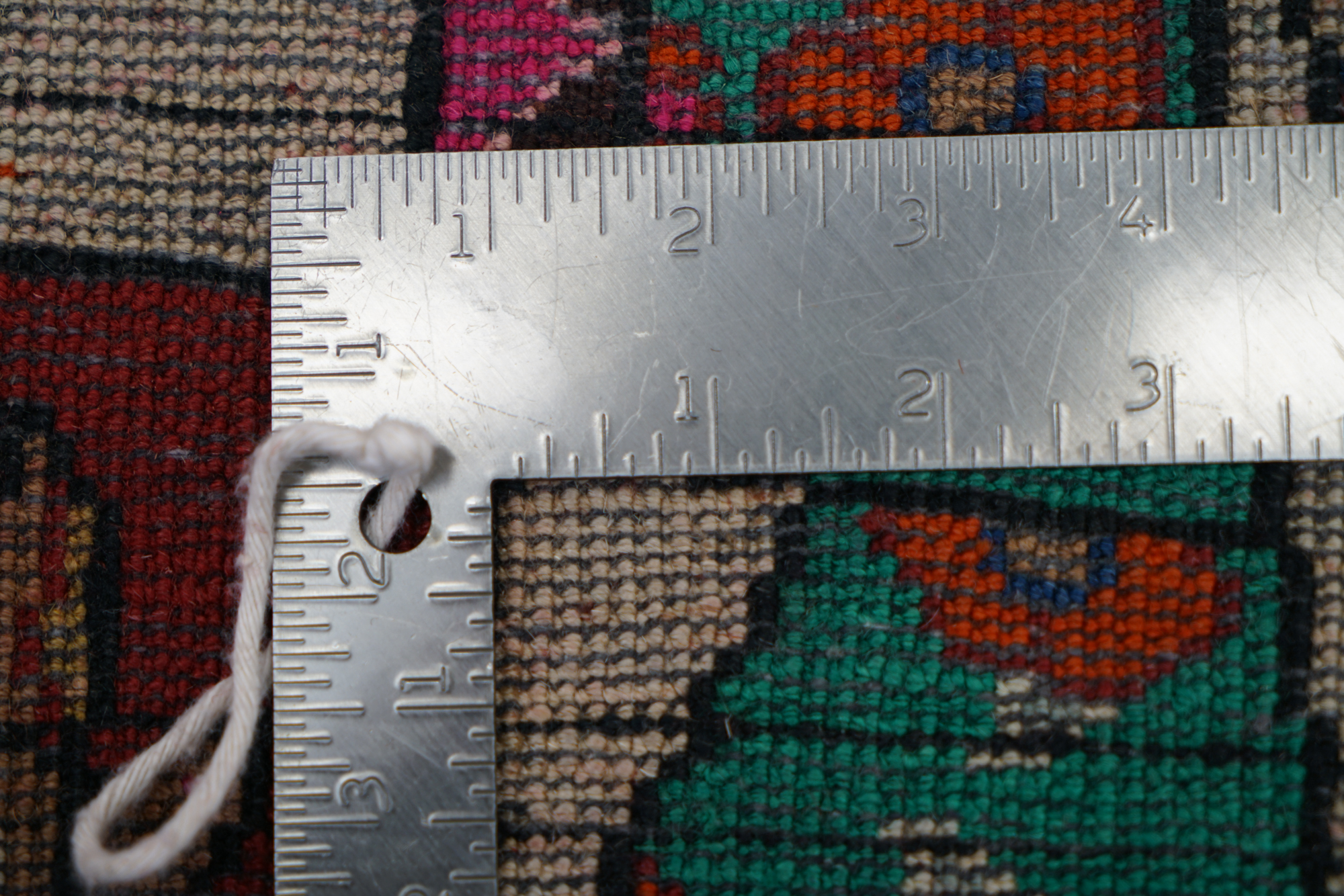 Hand-Knotted Persian Pictorial Accent Rug