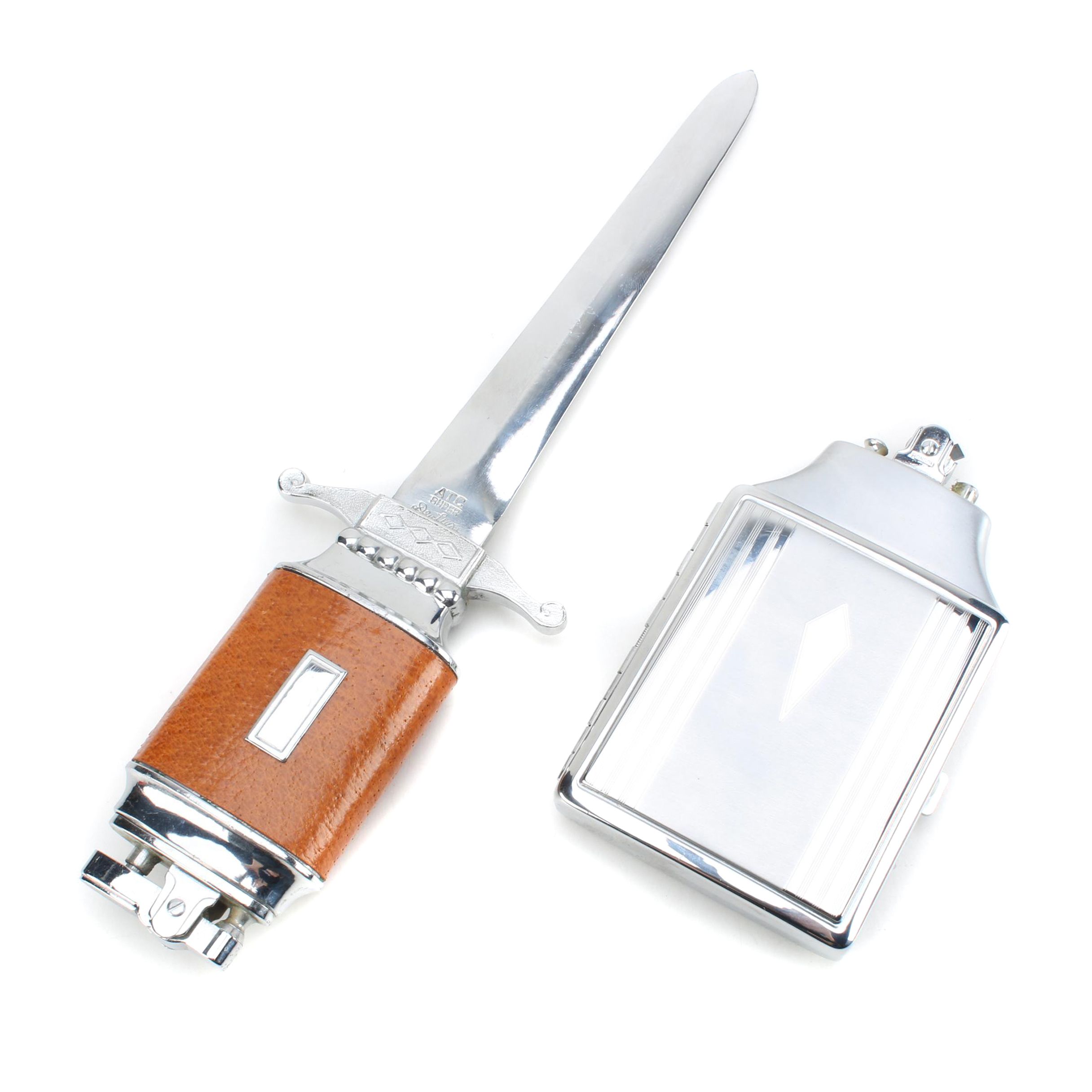 Vintage ATC Super DeLuxe Lighter with Letter Opener and More