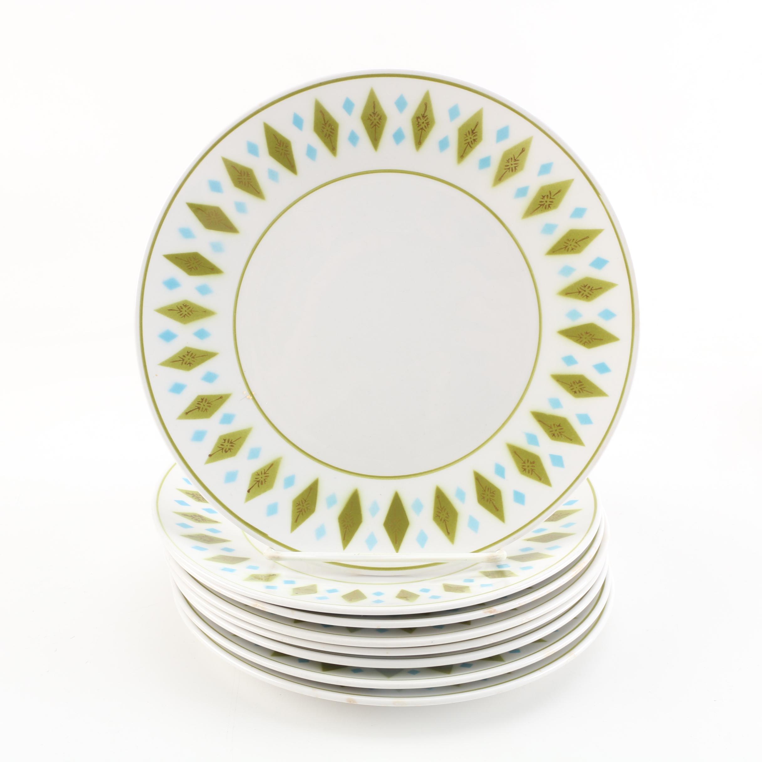 Mikasa Cerastone "Gem" and "Green" Dinnerware and Serving Dishes