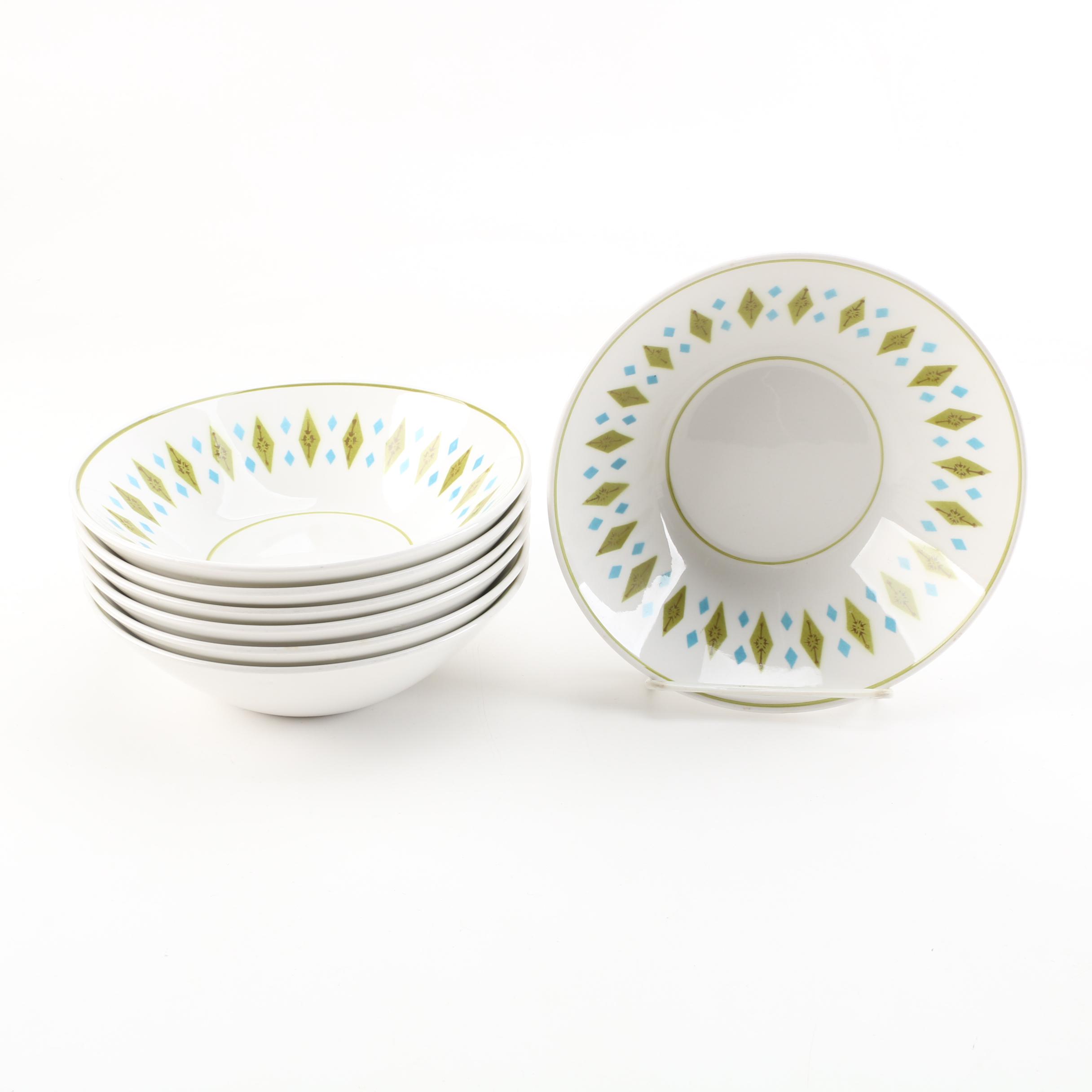 Mikasa Cerastone "Gem" and "Green" Dinnerware and Serving Dishes