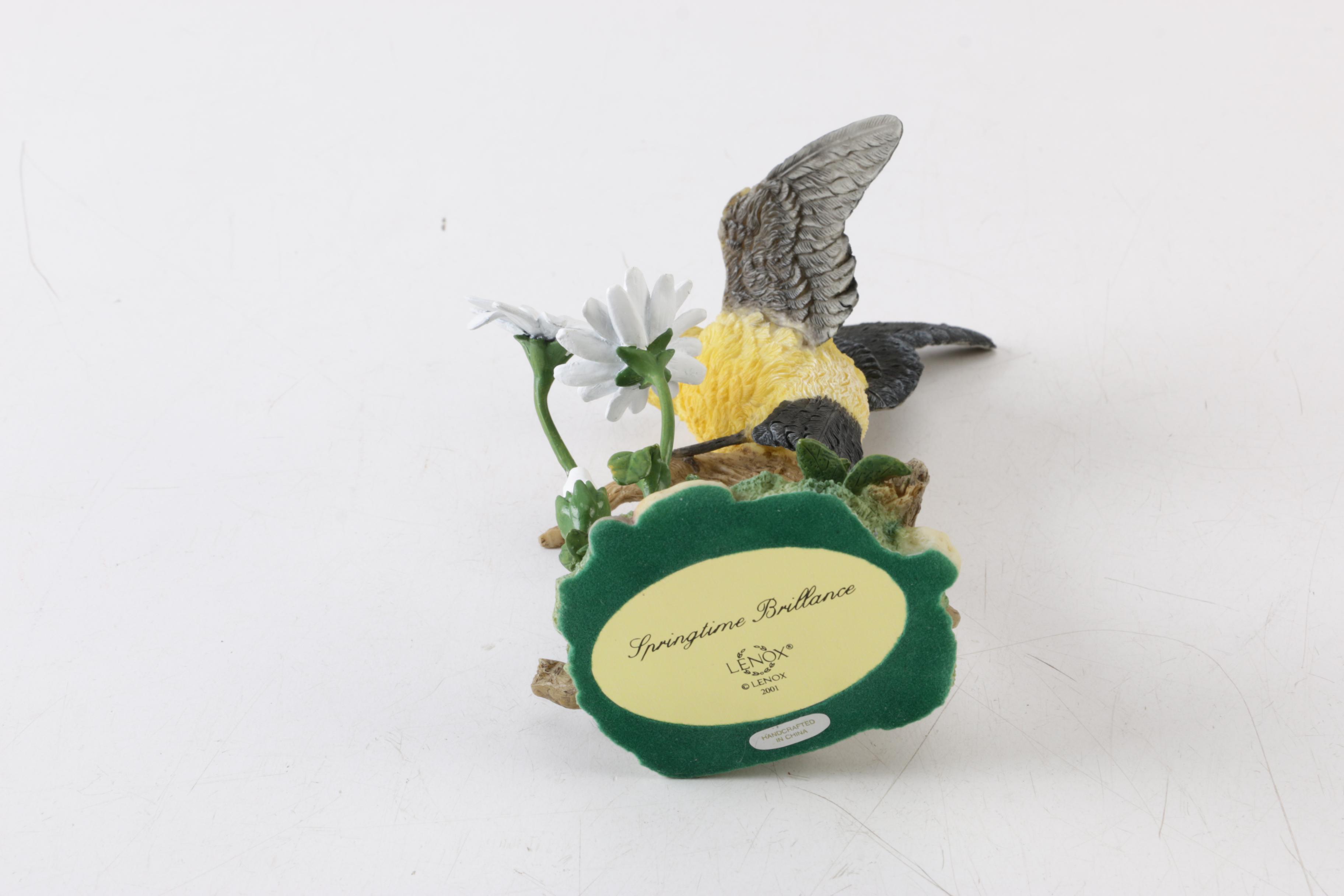 Lenox Porcelain Bird Figurines Including Cardinal