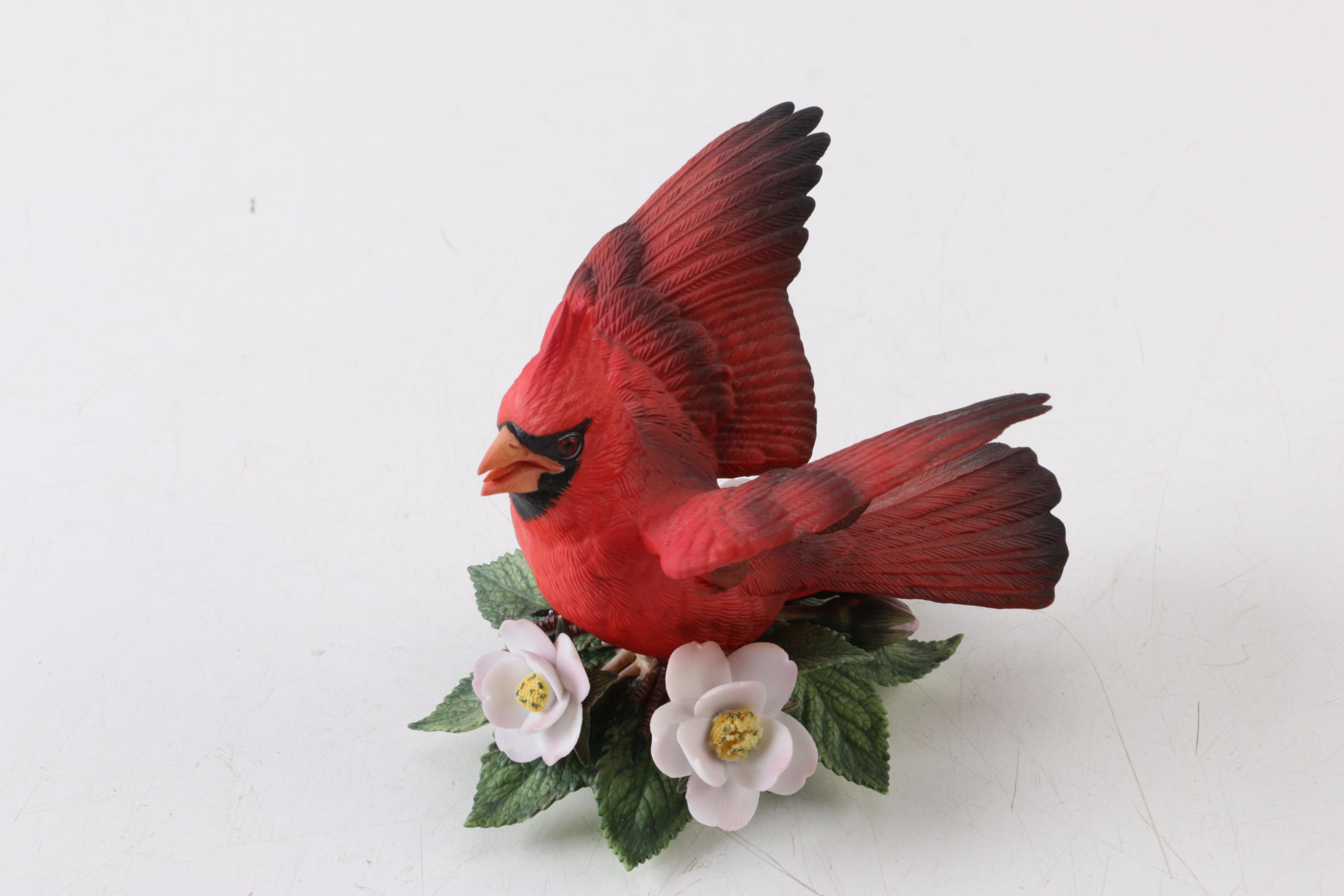 Lenox Porcelain Bird Figurines Including Cardinal