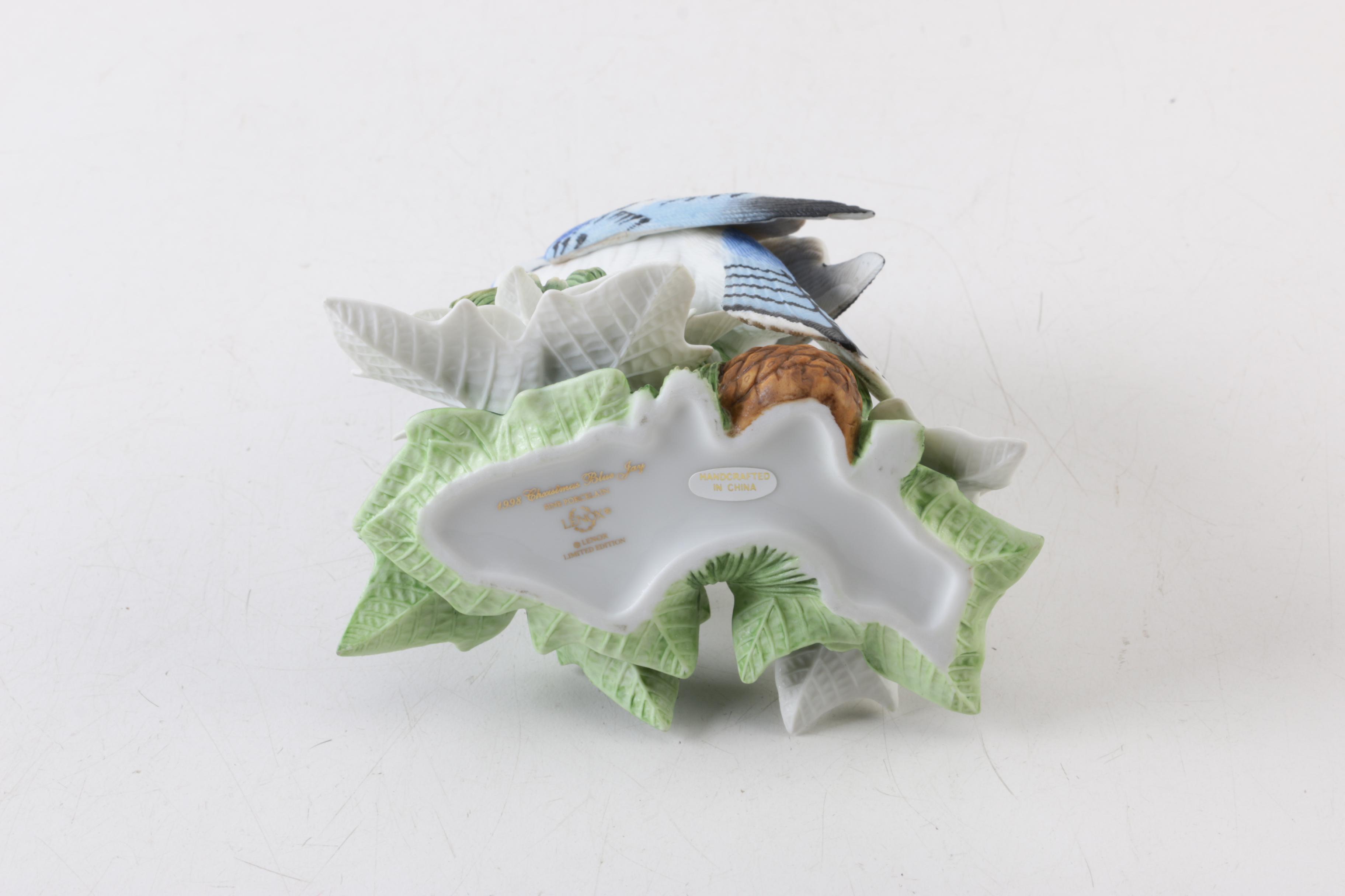 Lenox Porcelain Bird Figurines Including Cardinal