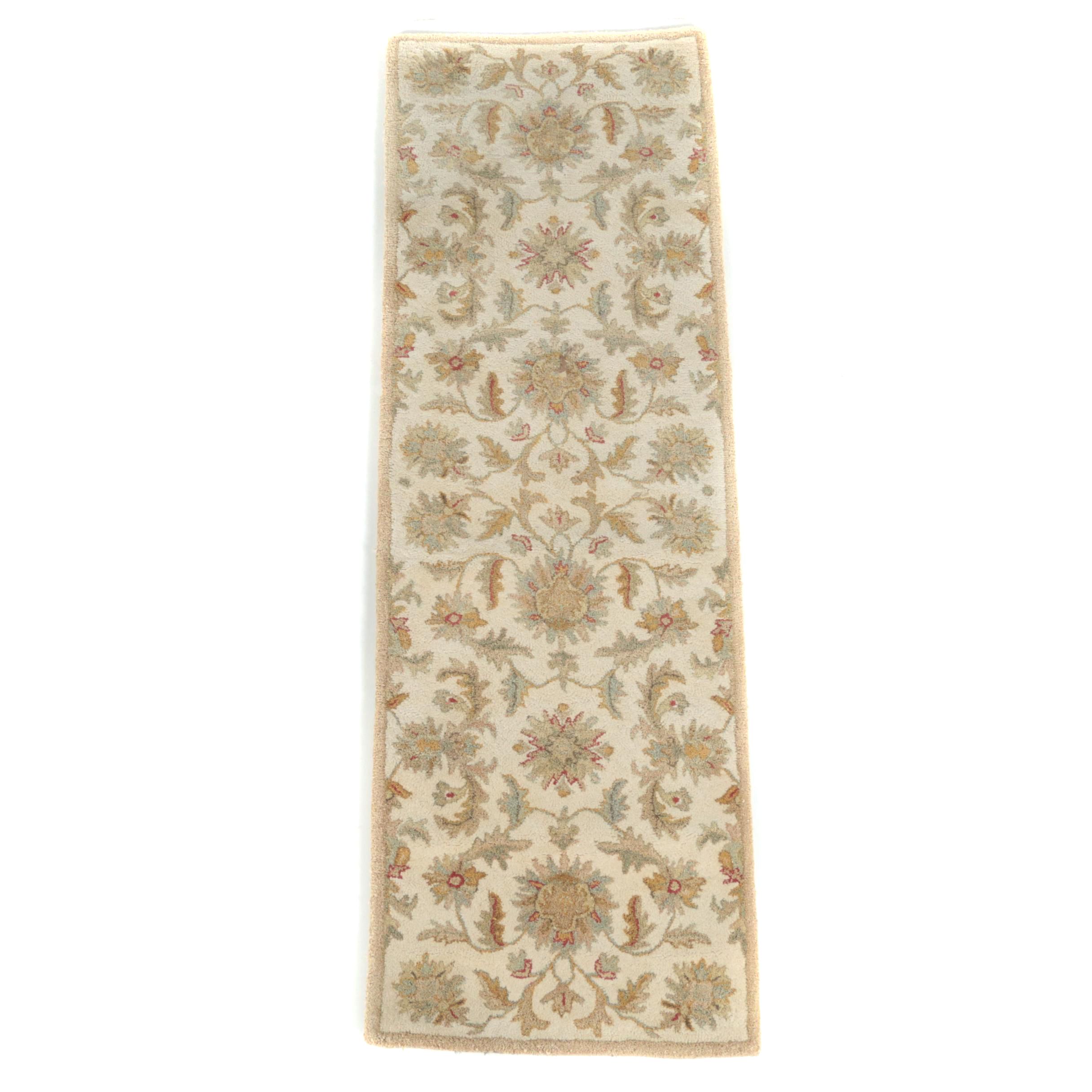 Tufted Indo-Persian Style Carpet Runner
